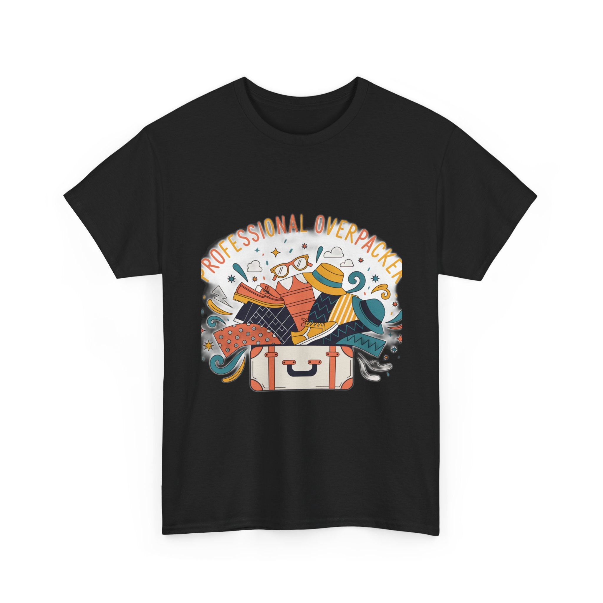 Professional Overpacker | Funny Travel T-Shirt for Overpackers