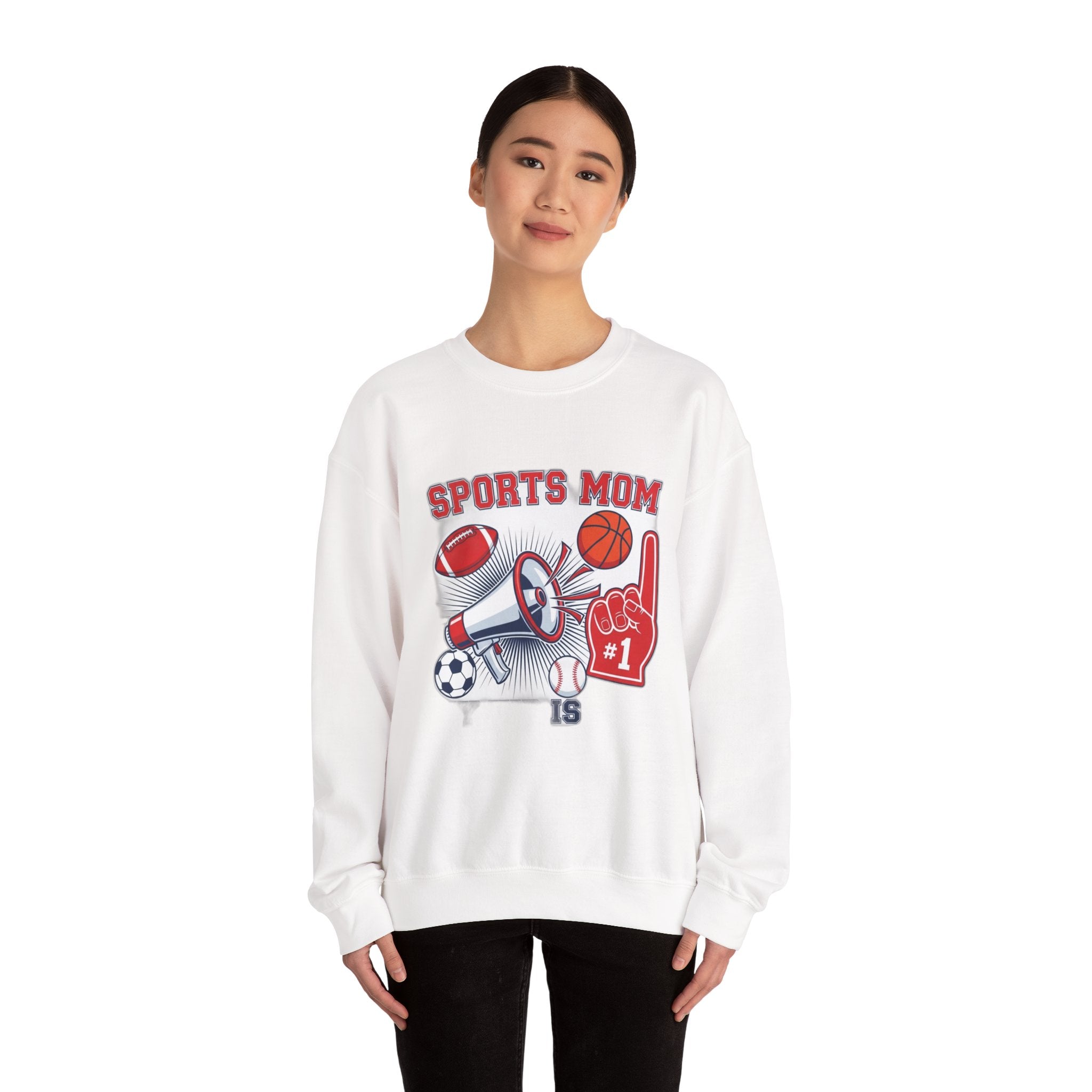 Sports Mom Sweatshirt - My Kid is the Reason I Yell - Team Mom Bleacher Shirt