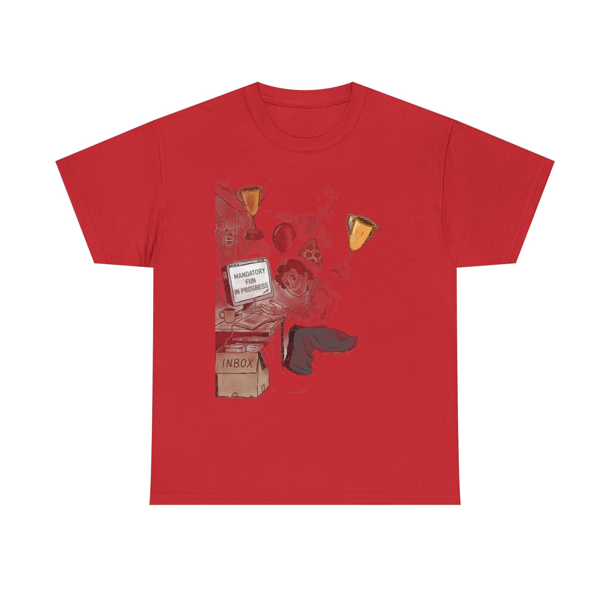 Our Corporate Wellness Day Is A Pizza Party And Mandatory Fun | Funny Office T-Shirt