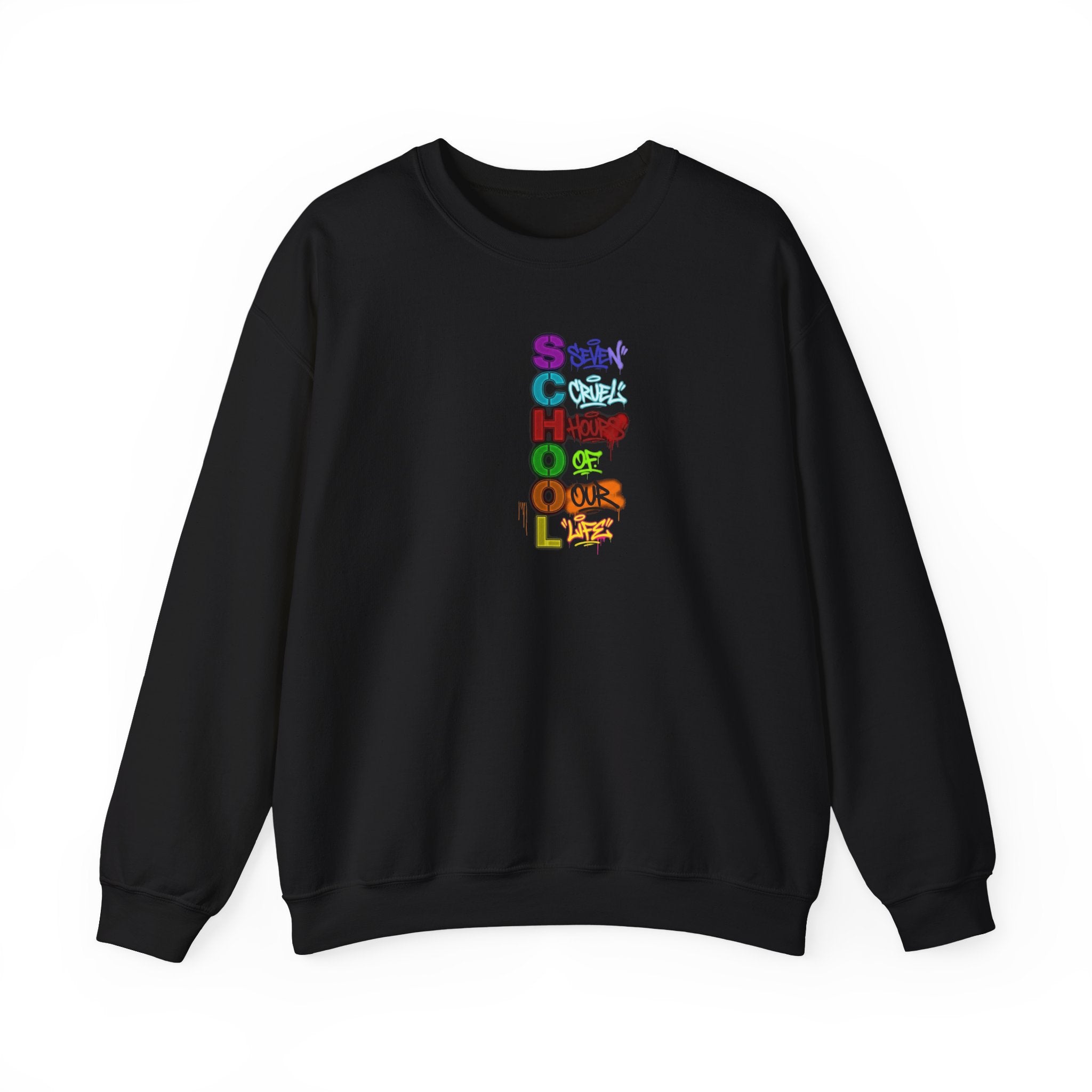 SCHOOL | Seven Cruel Hours Of Our Life | Crewneck Sweatshirt