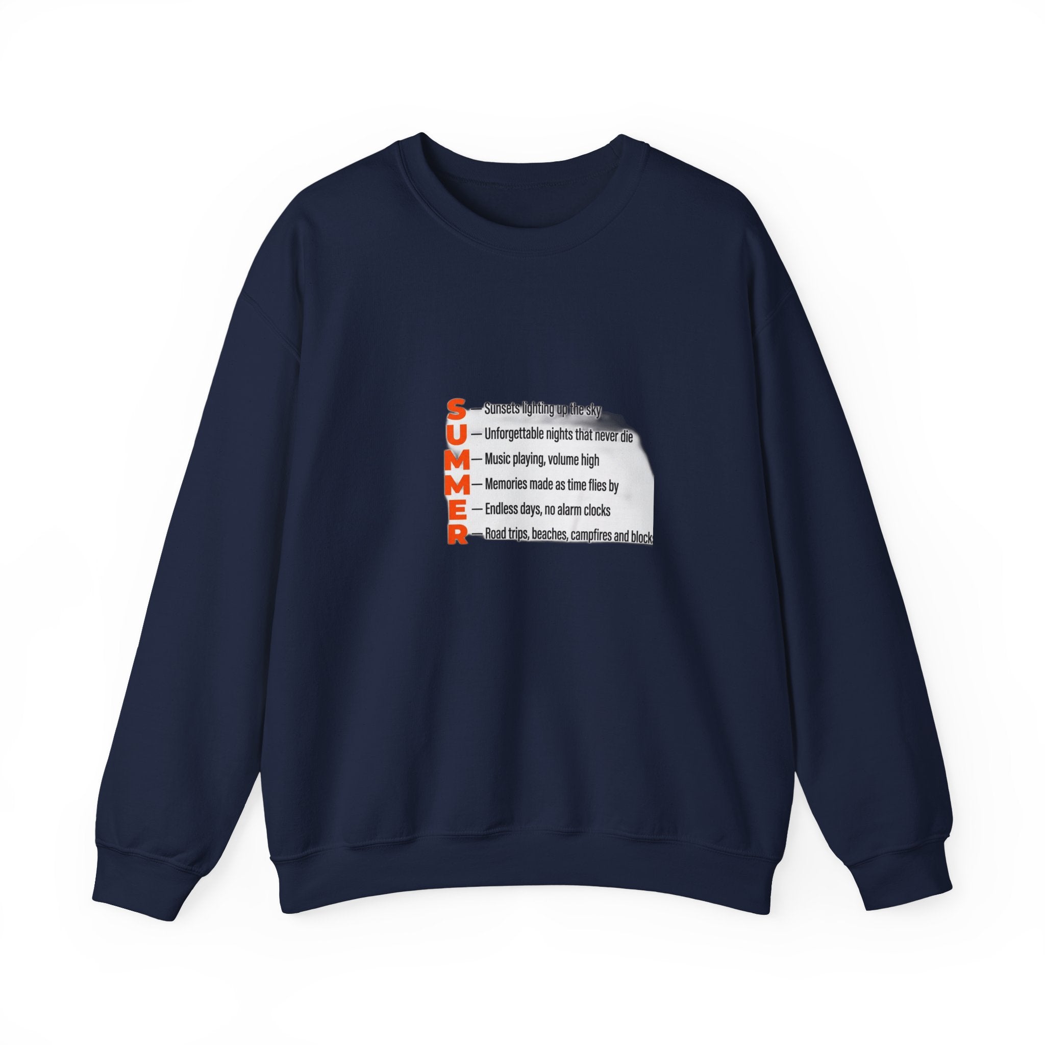 SUMMER Acrostic Poem - Teen Summer Vibes - Sweatshirt