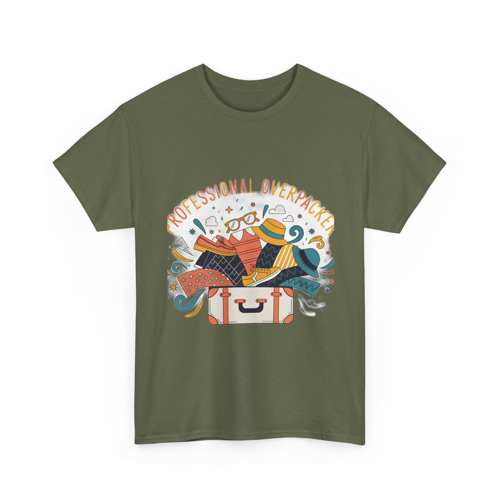 Professional Overpacker | Funny Travel T-Shirt for Overpackers