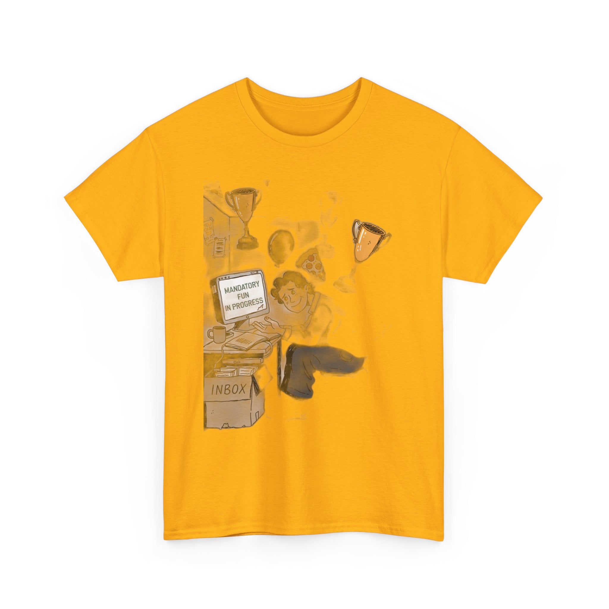 Our Corporate Wellness Day Is A Pizza Party And Mandatory Fun | Funny Office T-Shirt