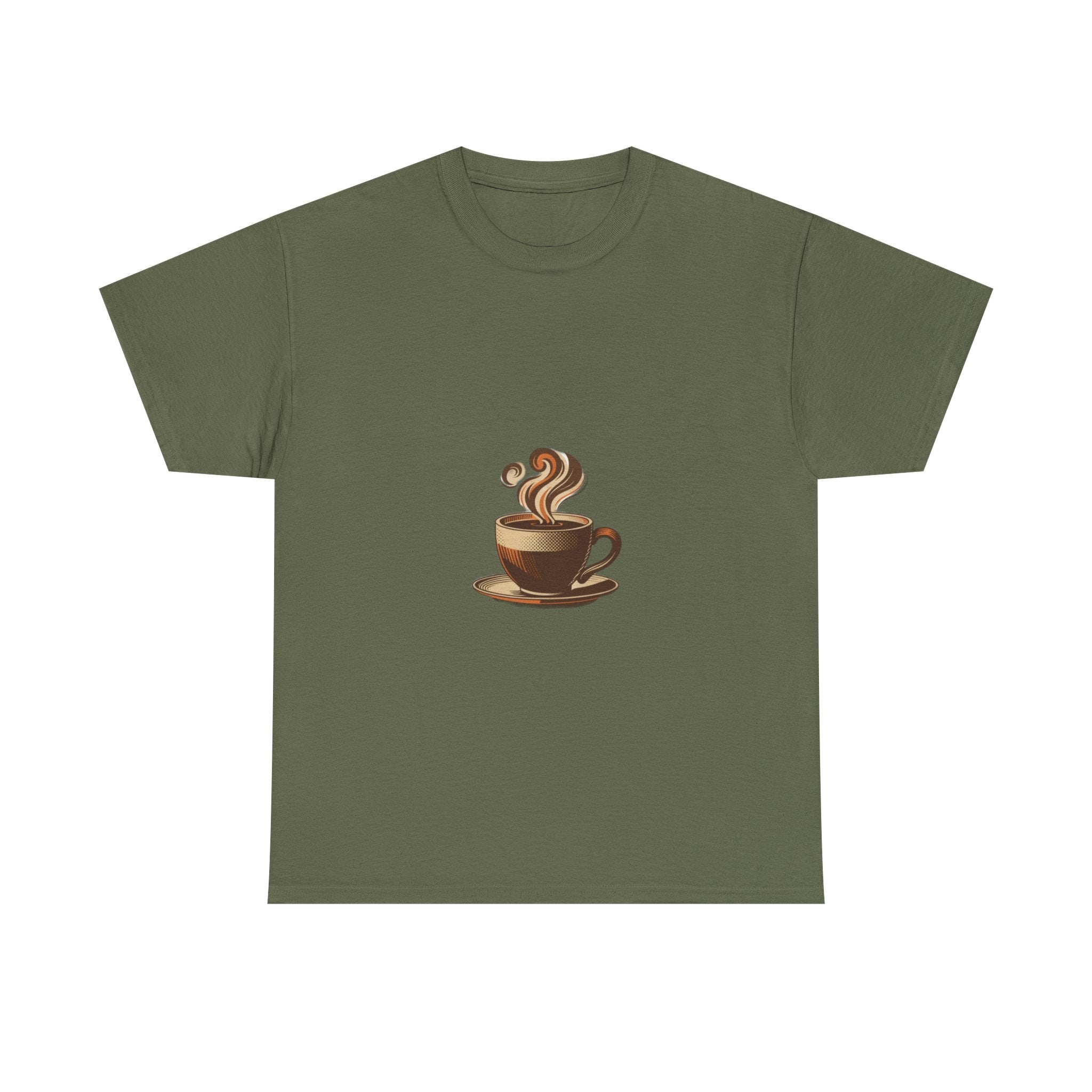 Coffee First Questions Later | Sarcastic Coffee Lover T-Shirt