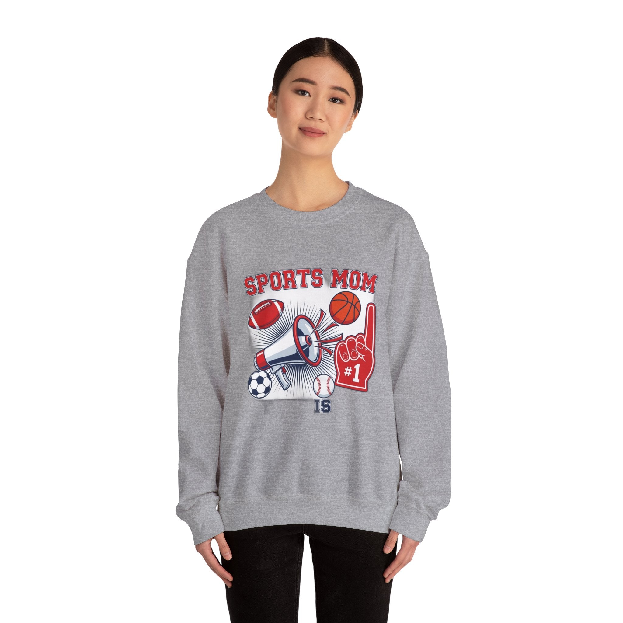 Sports Mom Sweatshirt - My Kid is the Reason I Yell - Team Mom Bleacher Shirt