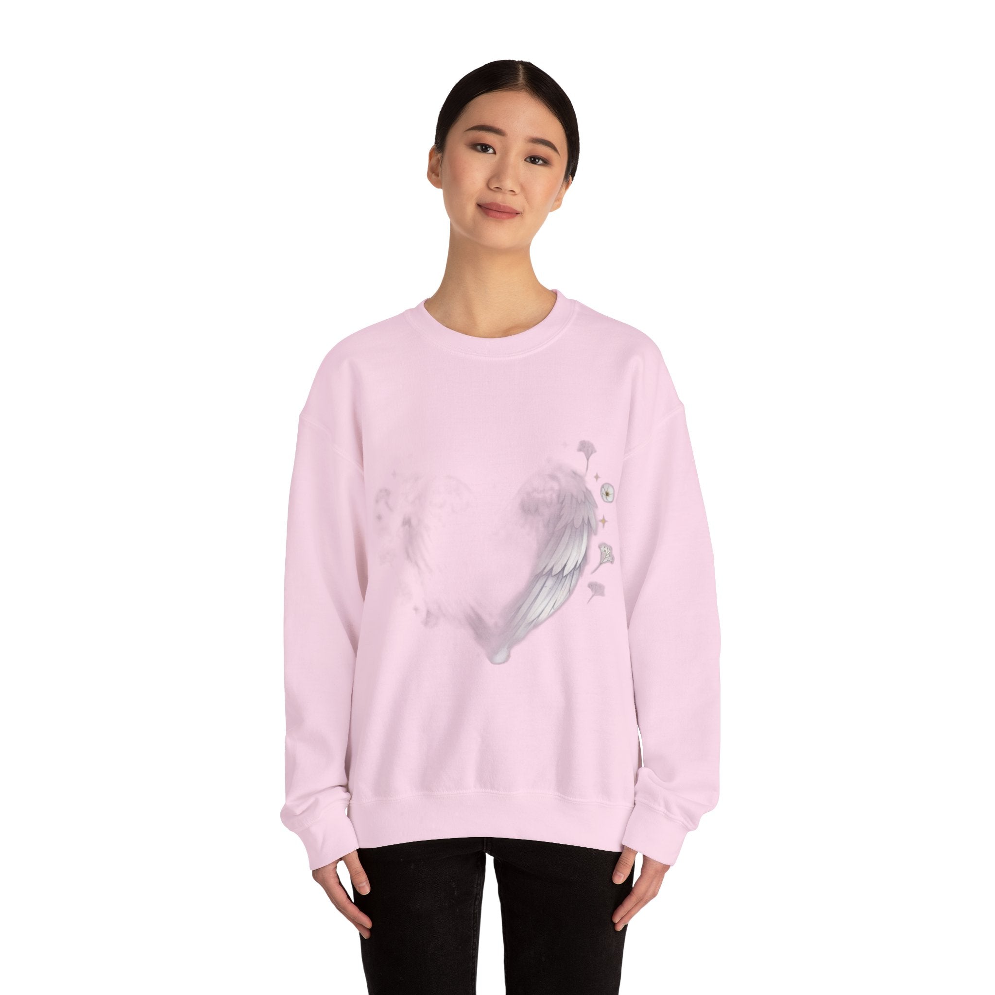 Angel Mom Memorial Sweatshirt - Forever in My Heart - Bereaved Mother Remembrance