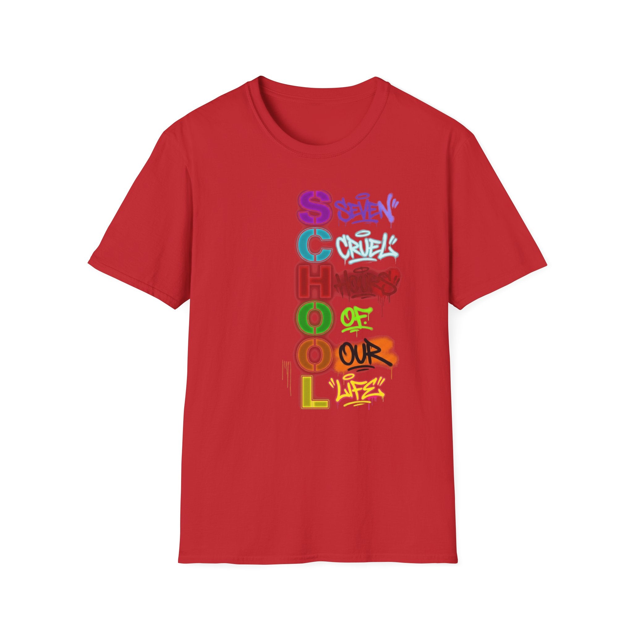 SCHOOL | Seven Cruel Hours Of Our Life | Teen Graphic Tee