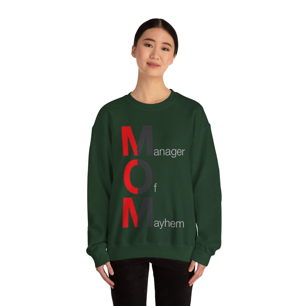 Manager Of Mayhem Sweatshirt | Mother's Day M.O.M. Gift