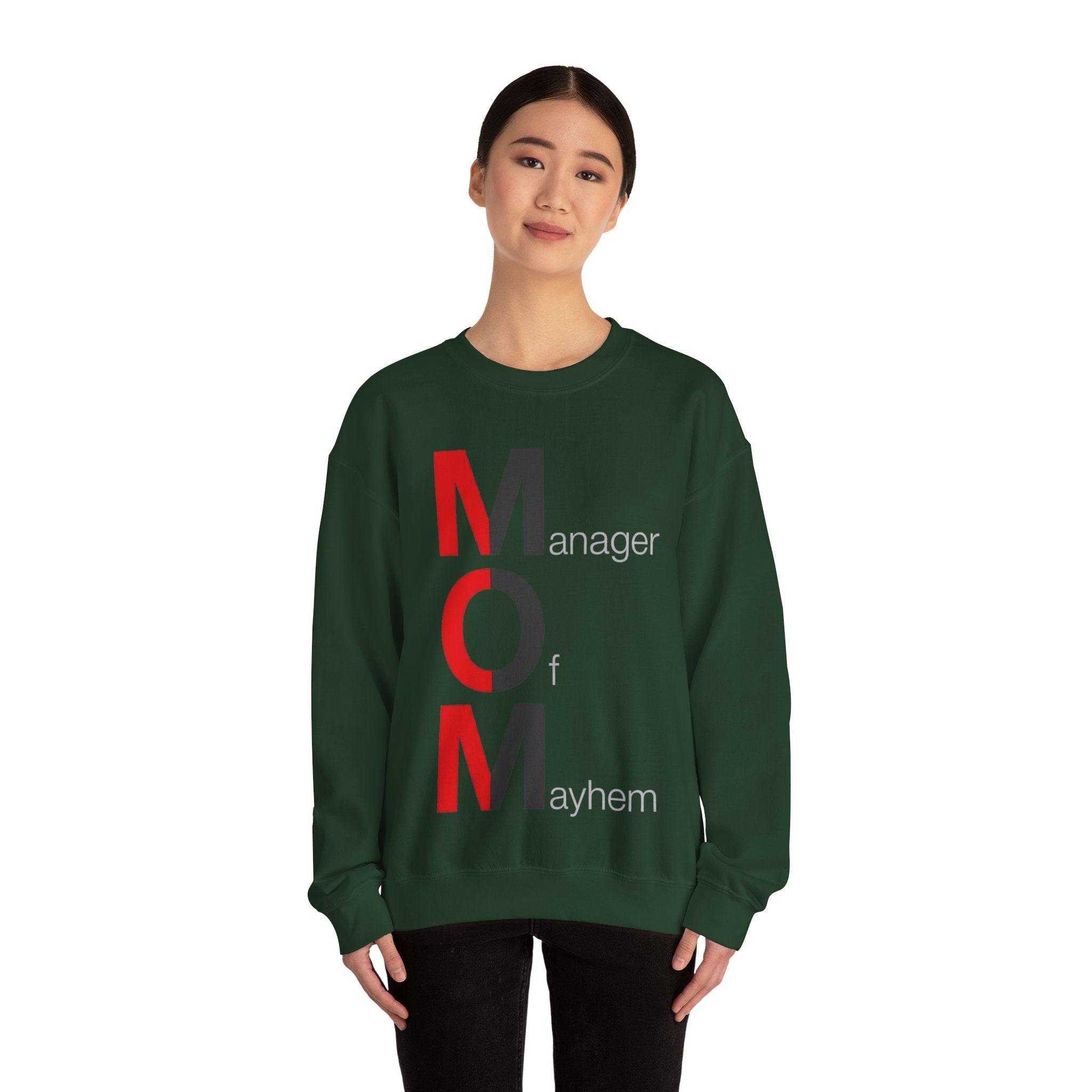 Manager Of Mayhem Sweatshirt | Mother's Day M.O.M. Gift