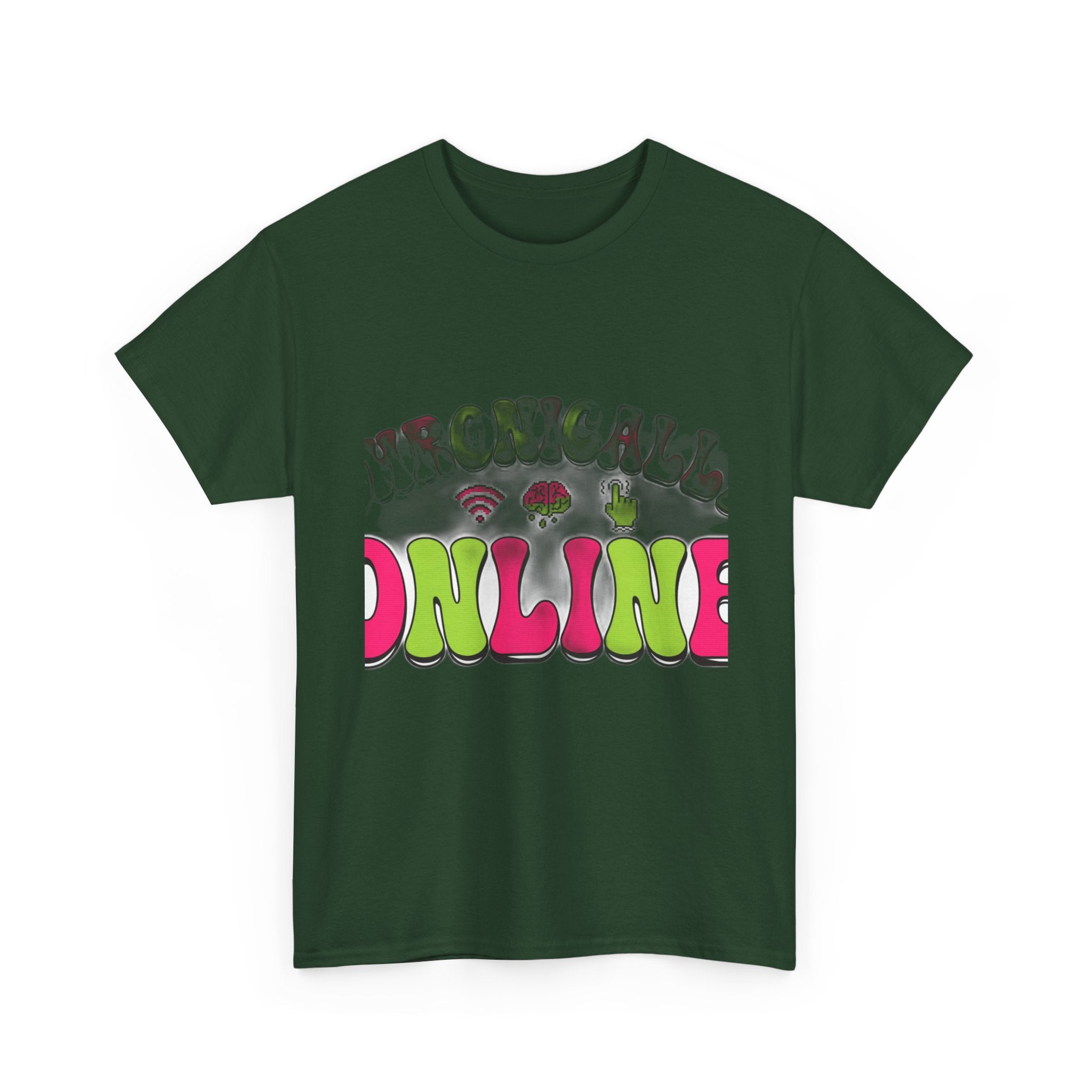 Chronically Online | Internet Brainrot Funny Gen Z T-Shirt