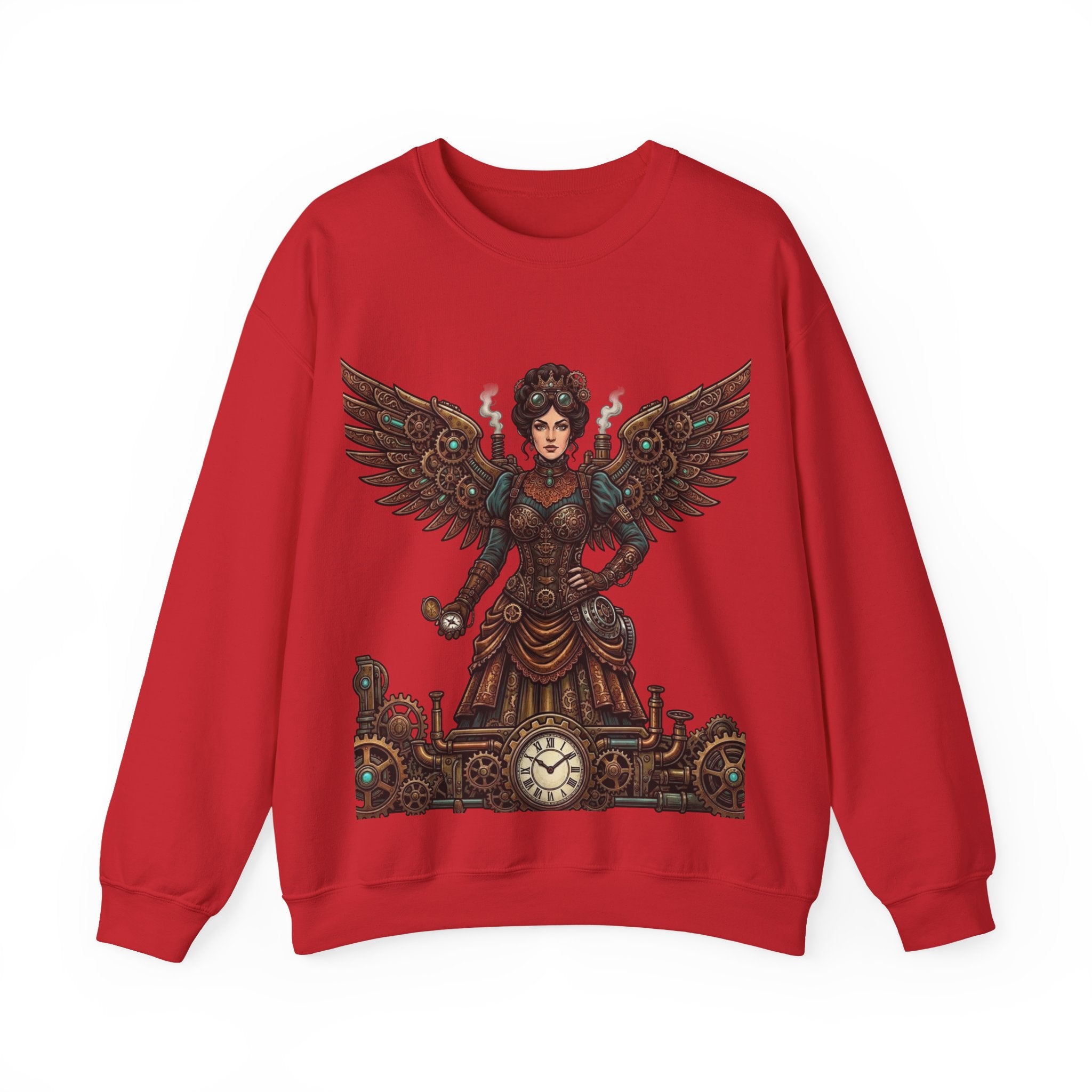 Steampunk Mother - Clockwork Wings Crewneck Sweatshirt