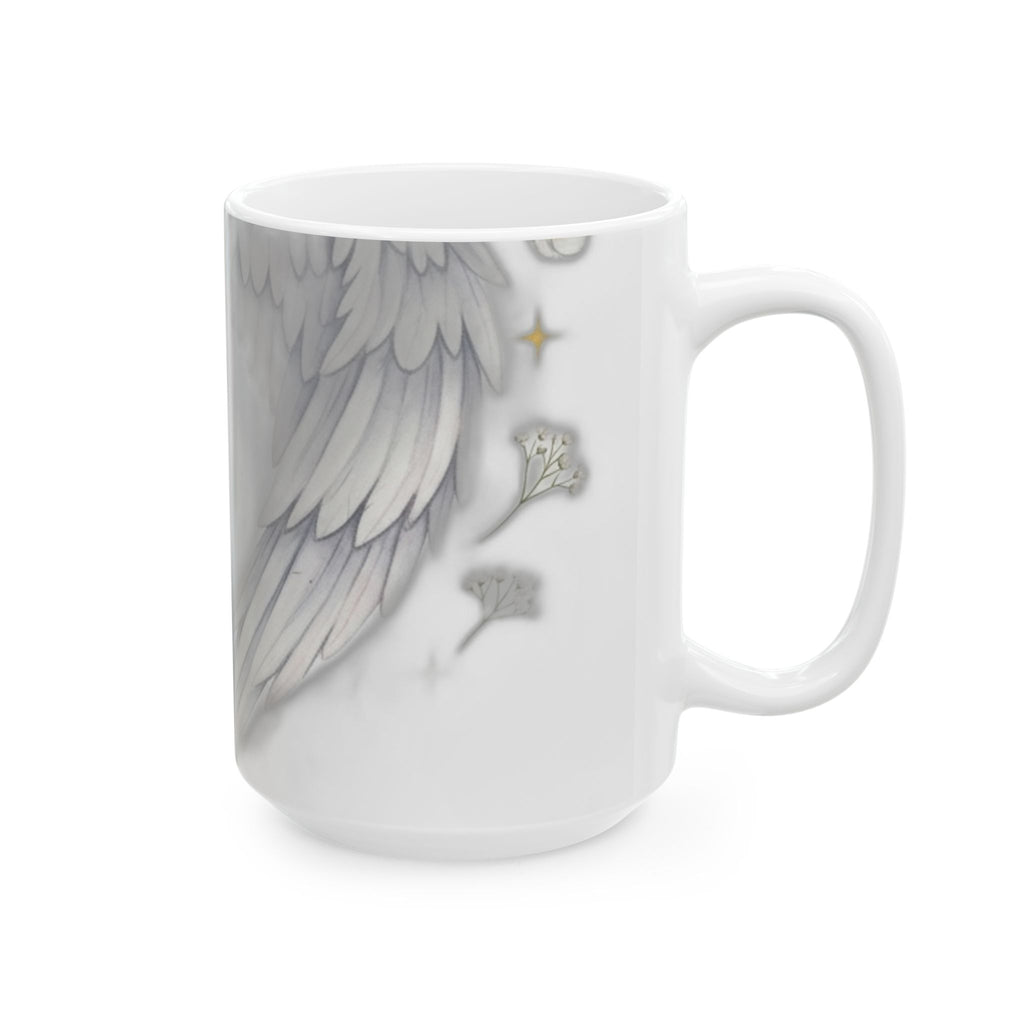 Angel Mom Memorial Mug - Forever in My Heart - Remembrance Gift for Bereaved Mother