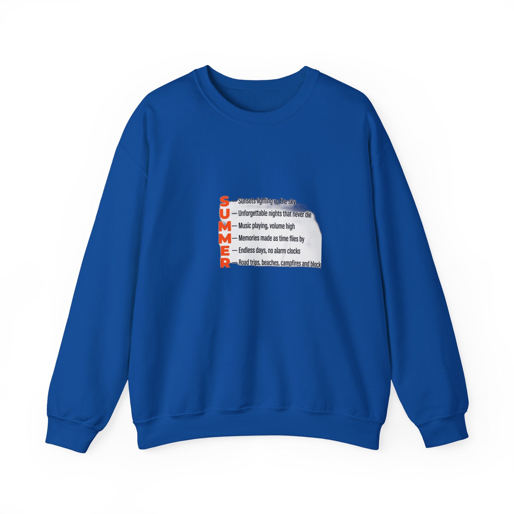 SUMMER Acrostic Poem - Teen Summer Vibes - Sweatshirt