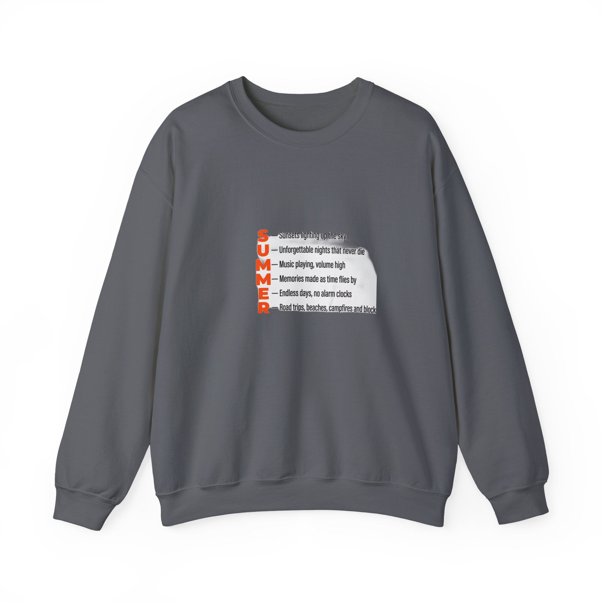 SUMMER Acrostic Poem - Teen Summer Vibes - Sweatshirt