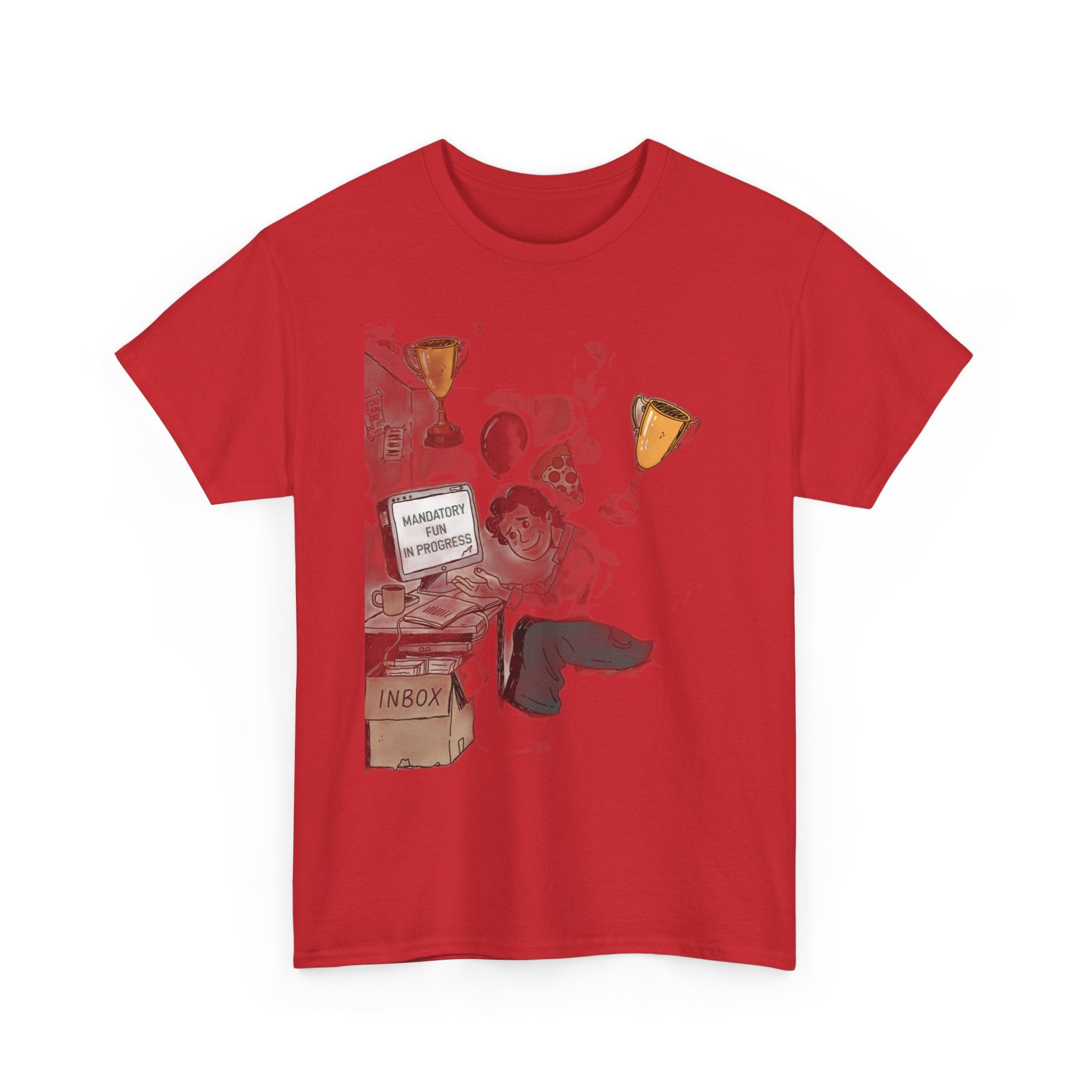 Our Corporate Wellness Day Is A Pizza Party And Mandatory Fun | Funny Office T-Shirt