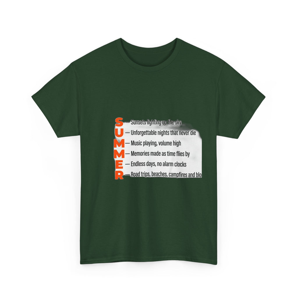 SUMMER Acrostic Poem - Teen Summer Vibes - Graphic Tee