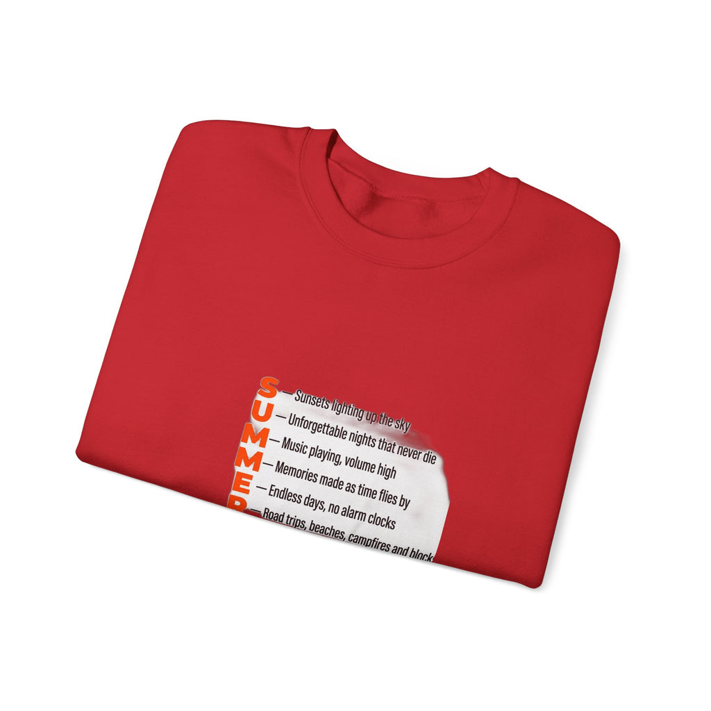 SUMMER Acrostic Poem - Teen Summer Vibes - Sweatshirt