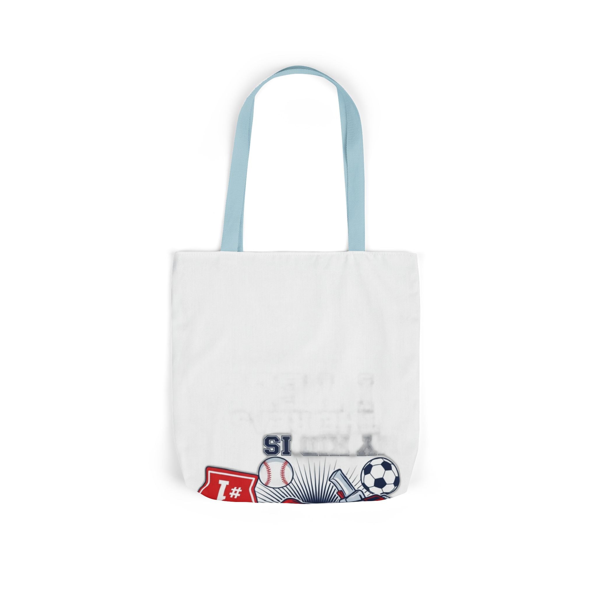 Sports Mom Tote Bag - My Kid is the Reason I Yell - Team Mom Canvas Bag