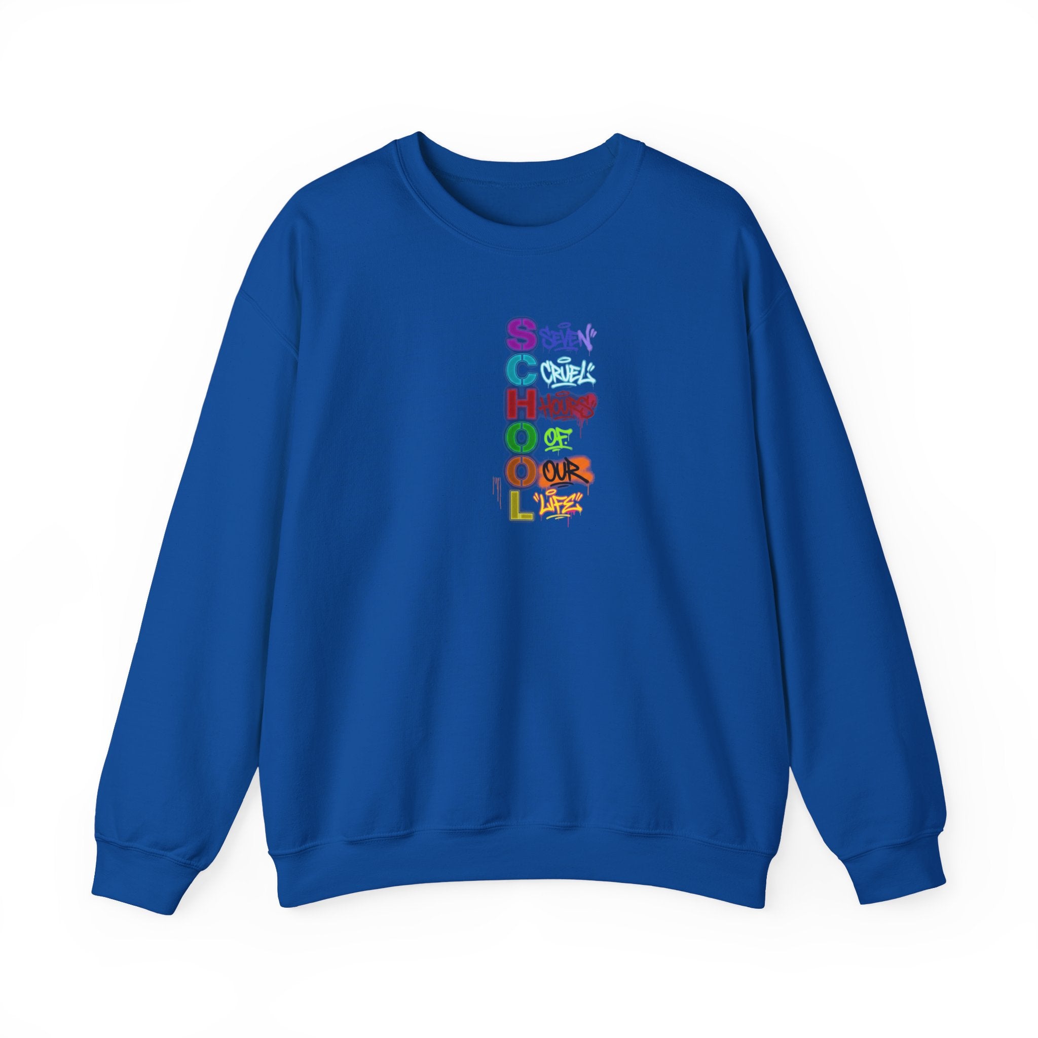 SCHOOL | Seven Cruel Hours Of Our Life | Crewneck Sweatshirt