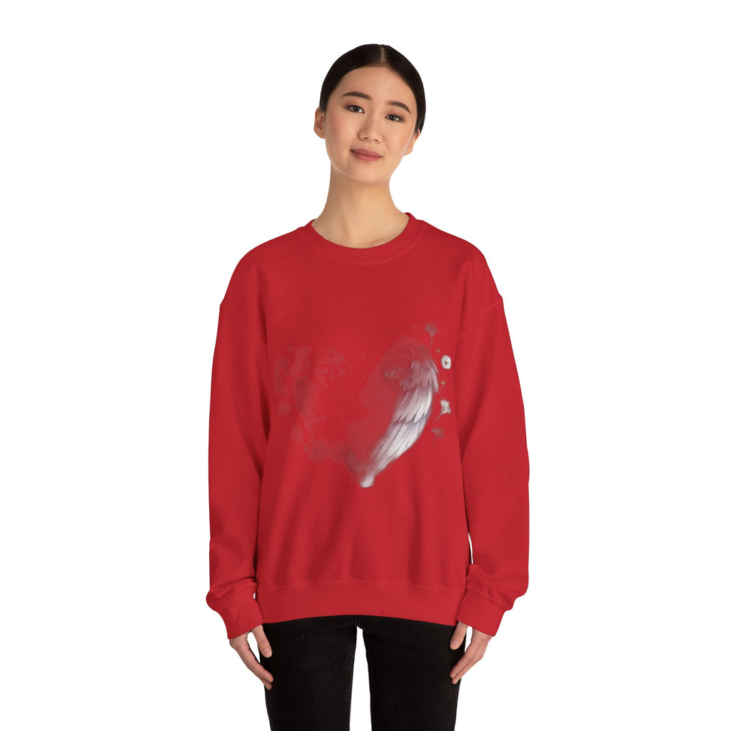 Angel Mom Memorial Sweatshirt - Forever in My Heart - Bereaved Mother Remembrance