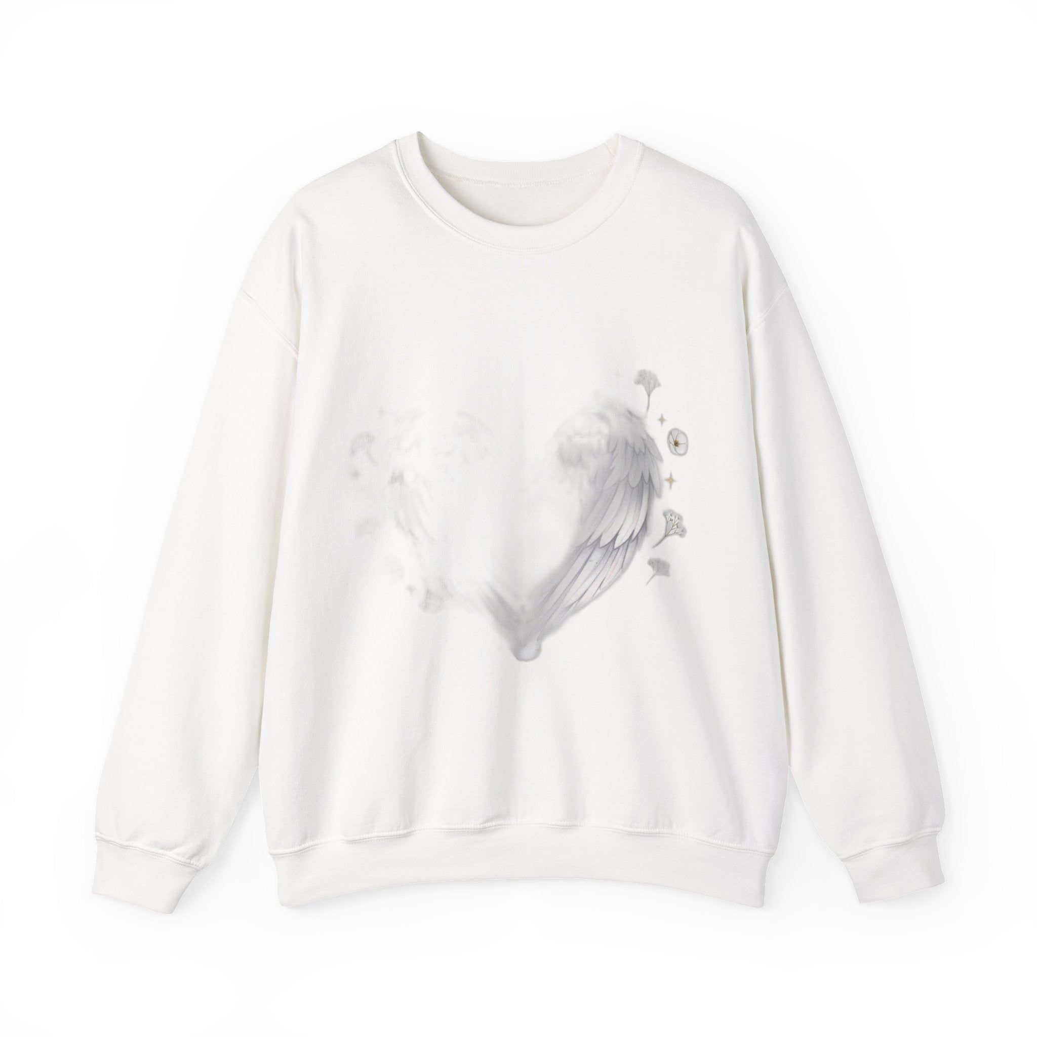 Angel Mom Memorial Sweatshirt - Forever in My Heart - Bereaved Mother Remembrance