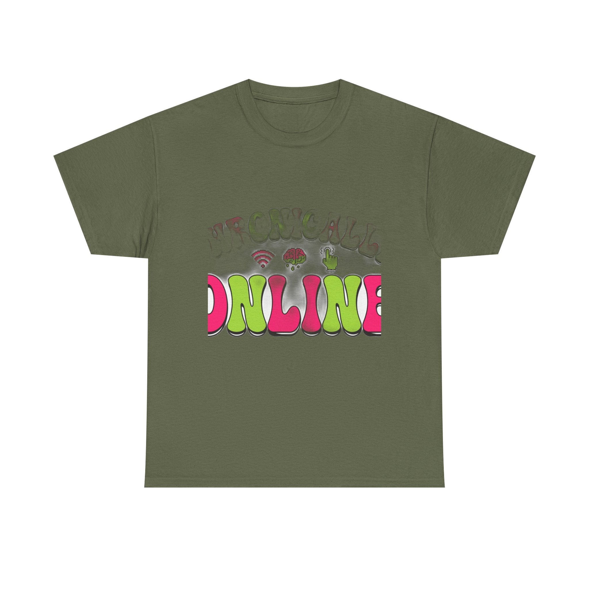 Chronically Online | Internet Brainrot Funny Gen Z T-Shirt