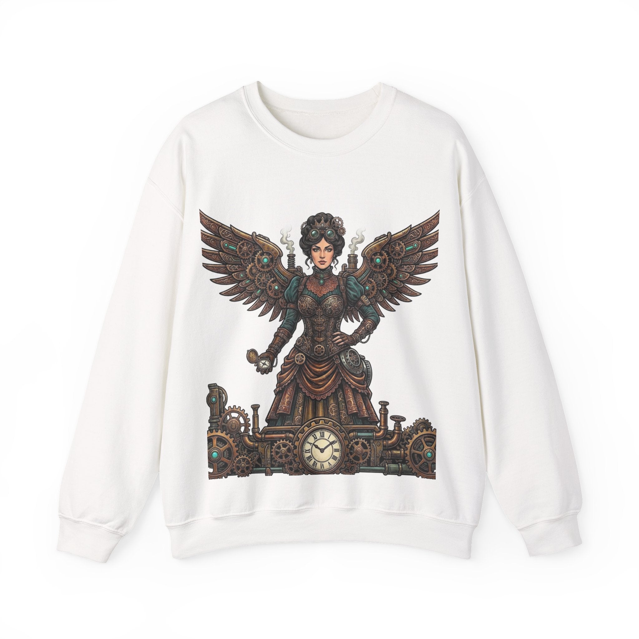 Steampunk Mother - Clockwork Wings Crewneck Sweatshirt