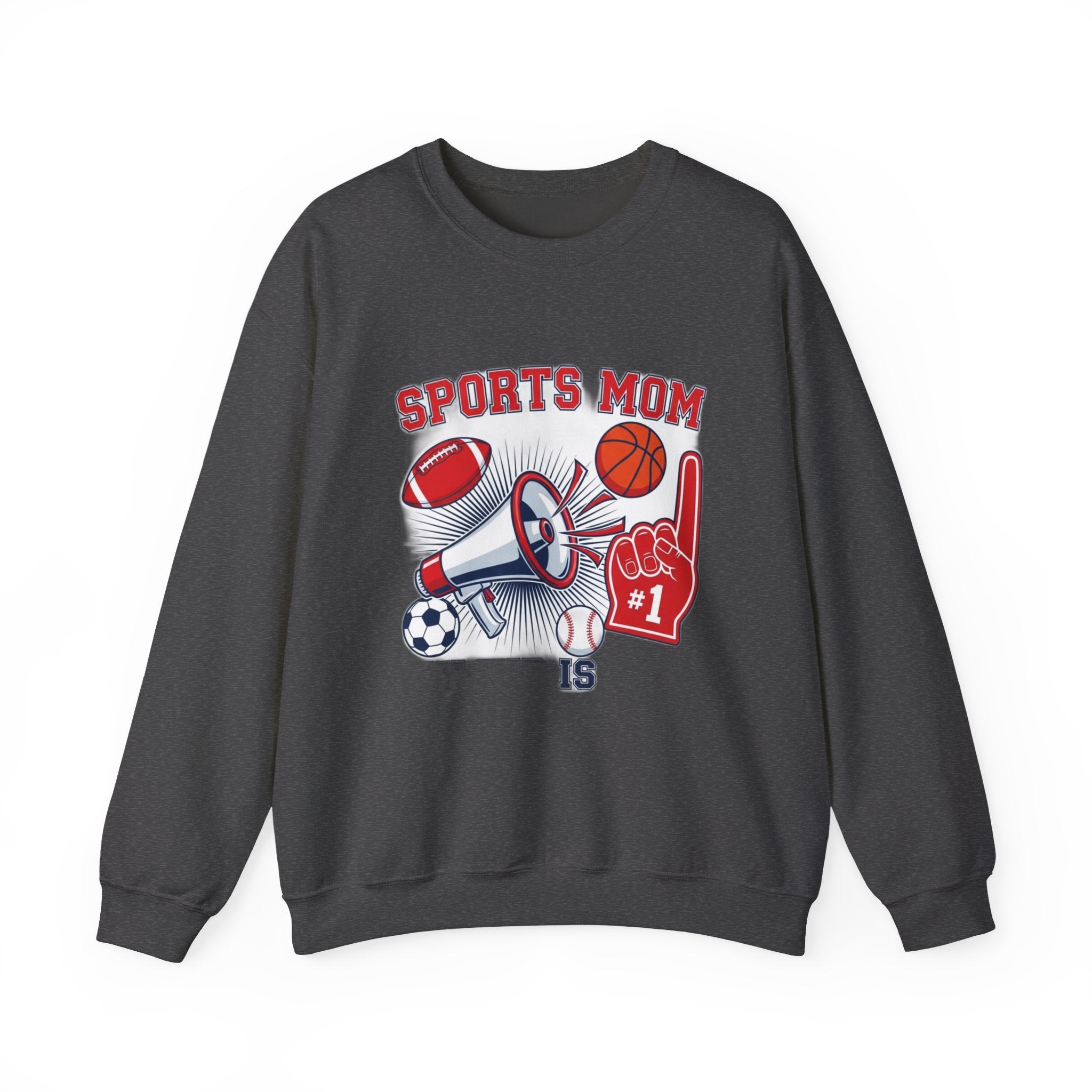 Sports Mom Sweatshirt - My Kid is the Reason I Yell - Team Mom Bleacher Shirt