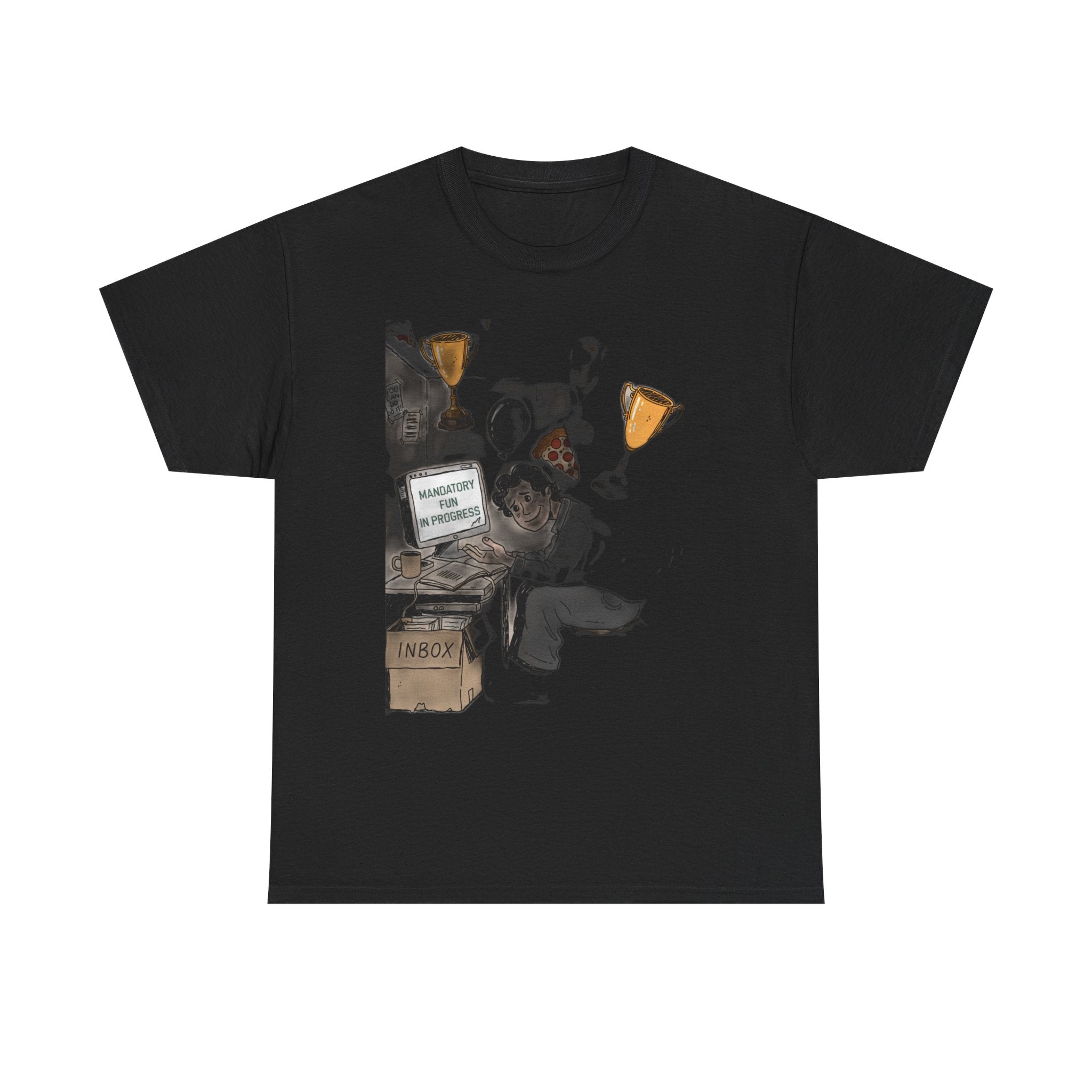 Our Corporate Wellness Day Is A Pizza Party And Mandatory Fun | Funny Office T-Shirt