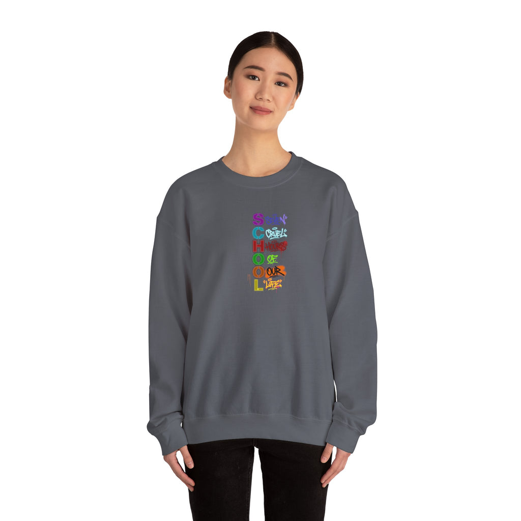 SCHOOL | Seven Cruel Hours Of Our Life | Crewneck Sweatshirt