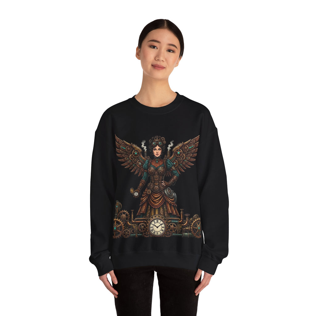 Steampunk Mother - Clockwork Wings Crewneck Sweatshirt
