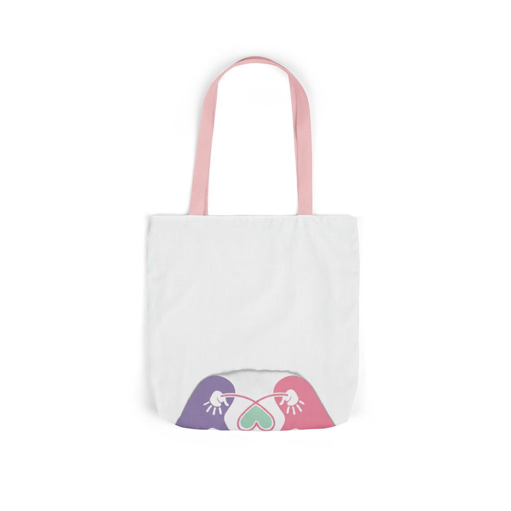 Twin Mom Tote Bag - Double the Trouble Double the Love - Twins Mother Canvas Bag