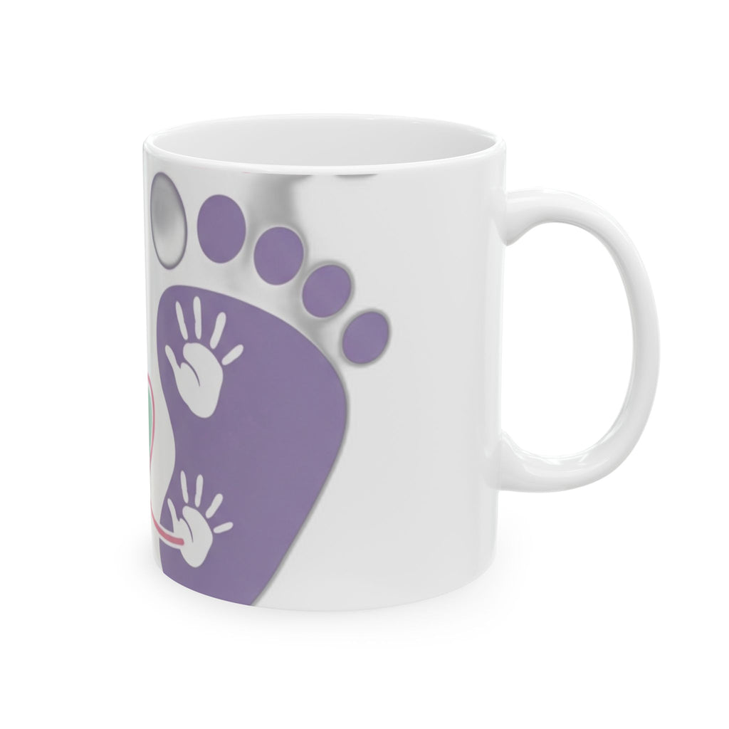 Twin Mom Mug - Double the Trouble Double the Love - Funny Twins Mother Gift