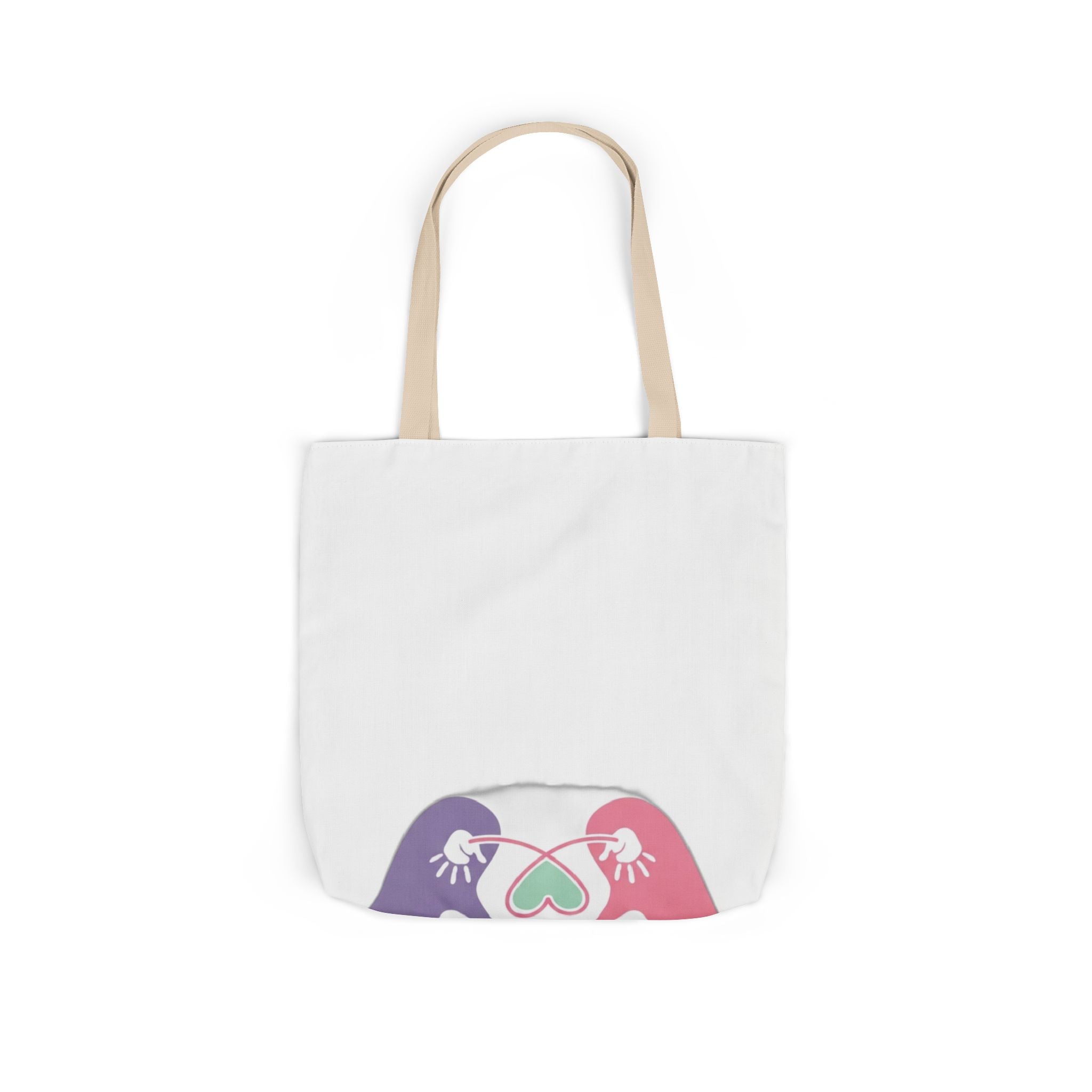 Twin Mom Tote Bag - Double the Trouble Double the Love - Twins Mother Canvas Bag