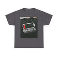 My Social Battery Is At 1% Please Charge With Silence | Introvert Funny T-Shirt