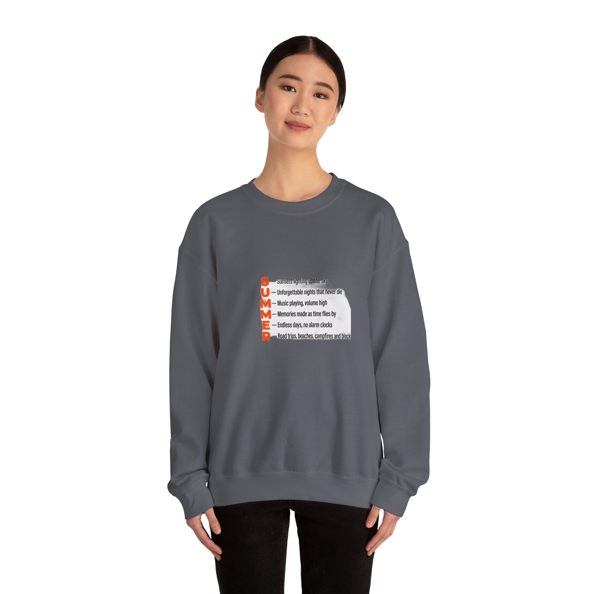 SUMMER Acrostic Poem - Teen Summer Vibes - Sweatshirt