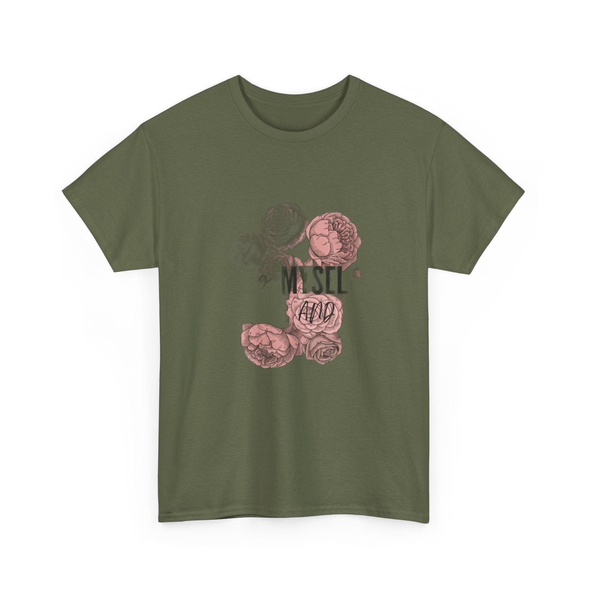 Burnout Bouquet - Watering Myself With Iced Coffee & Denial | Funny Work T-Shirt