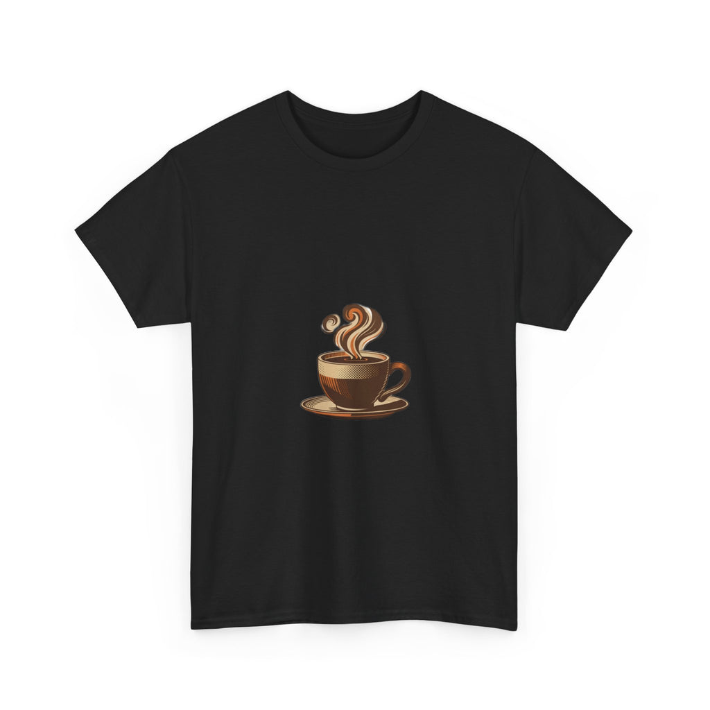 Coffee First Questions Later | Sarcastic Coffee Lover T-Shirt