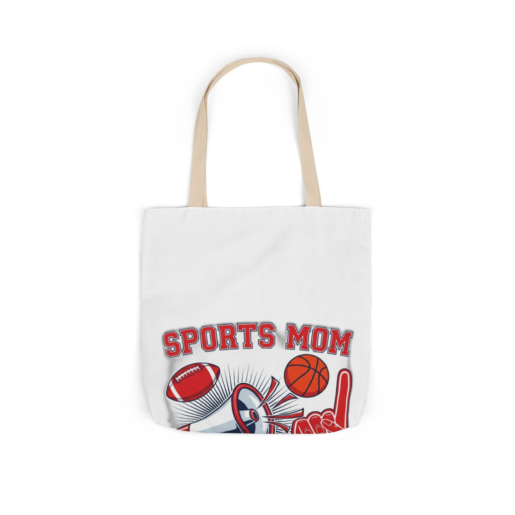 Sports Mom Tote Bag - My Kid is the Reason I Yell - Team Mom Canvas Bag