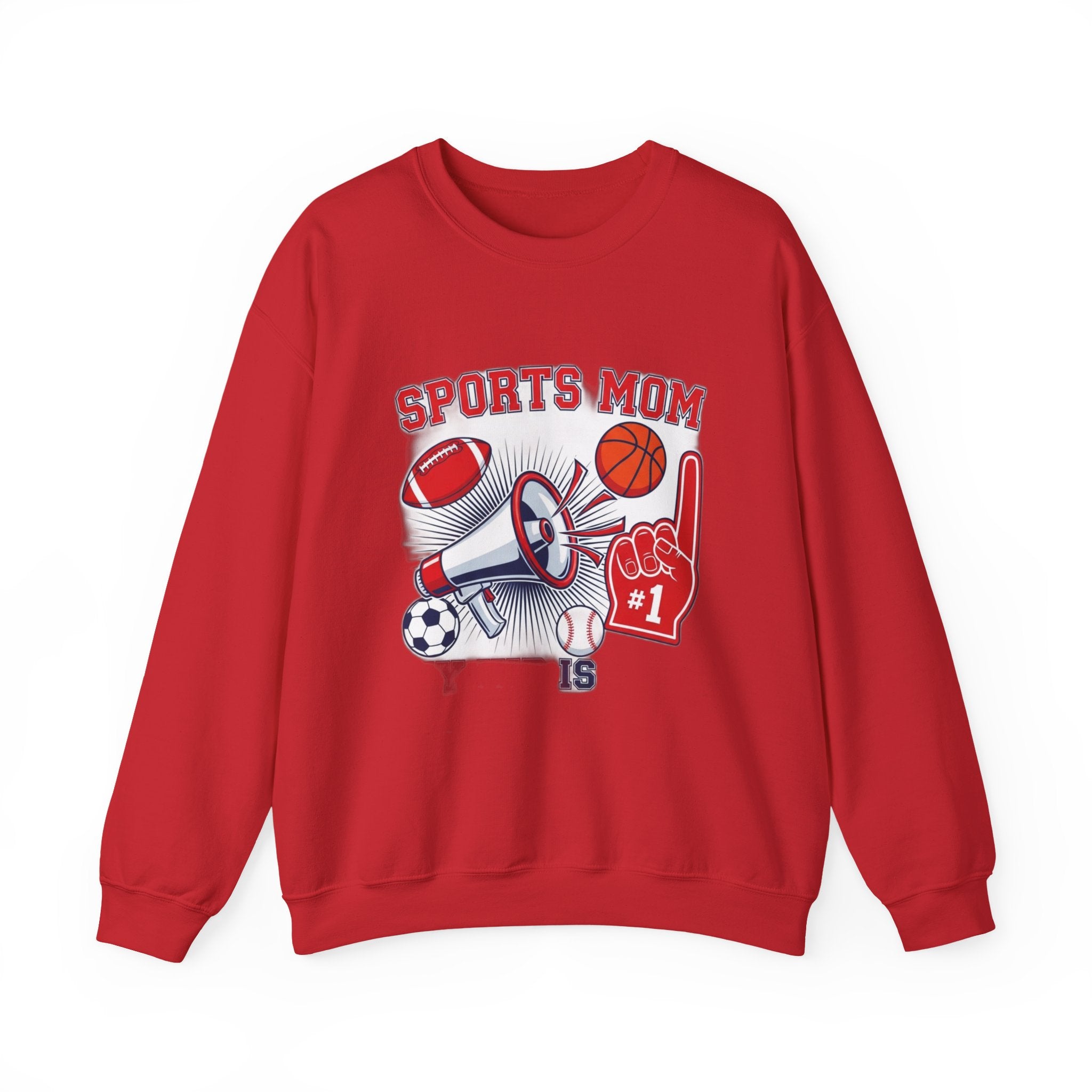 Sports Mom Sweatshirt - My Kid is the Reason I Yell - Team Mom Bleacher Shirt