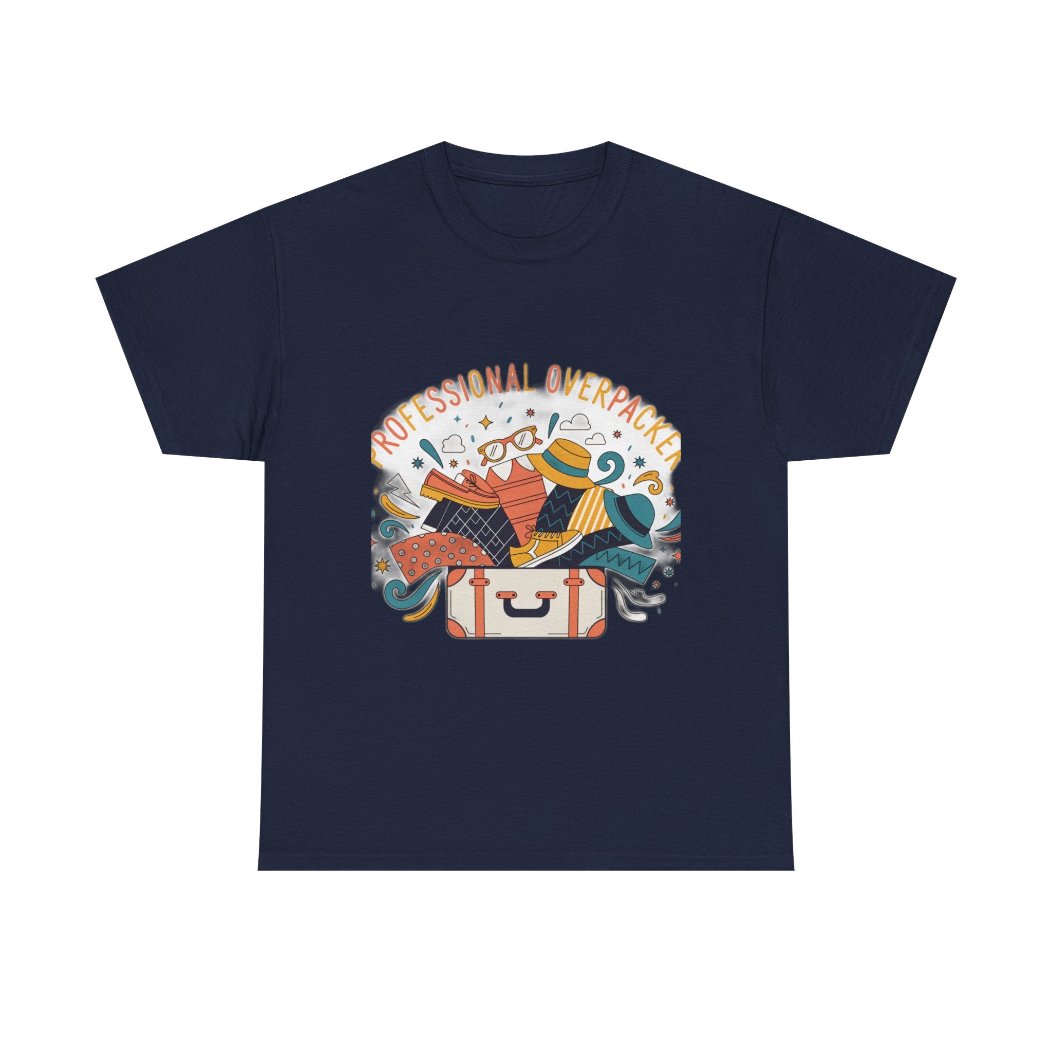 Professional Overpacker | Funny Travel T-Shirt for Overpackers
