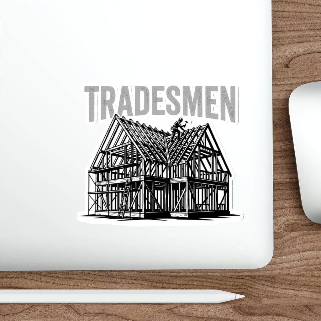 Tradesmen - Son of God - Die-Cut Vinyl Sticker - Hard Work Faith