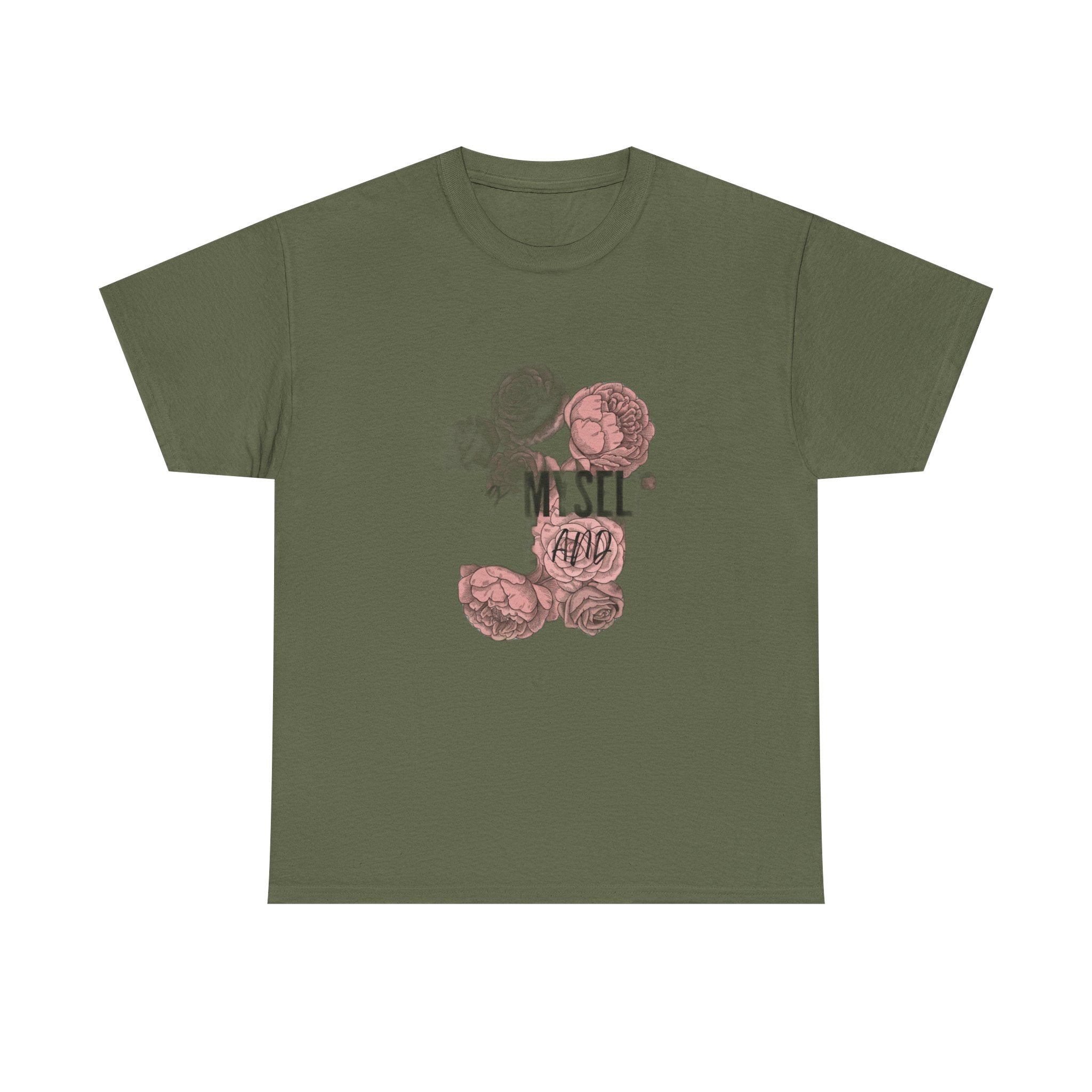 Burnout Bouquet - Watering Myself With Iced Coffee & Denial | Funny Work T-Shirt