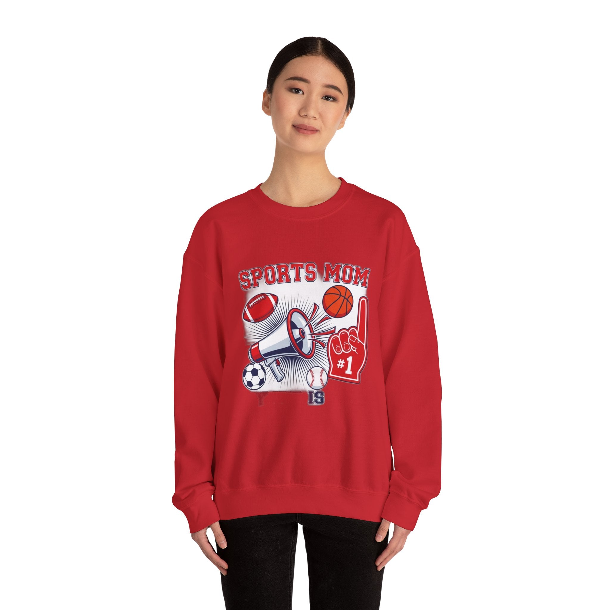 Sports Mom Sweatshirt - My Kid is the Reason I Yell - Team Mom Bleacher Shirt