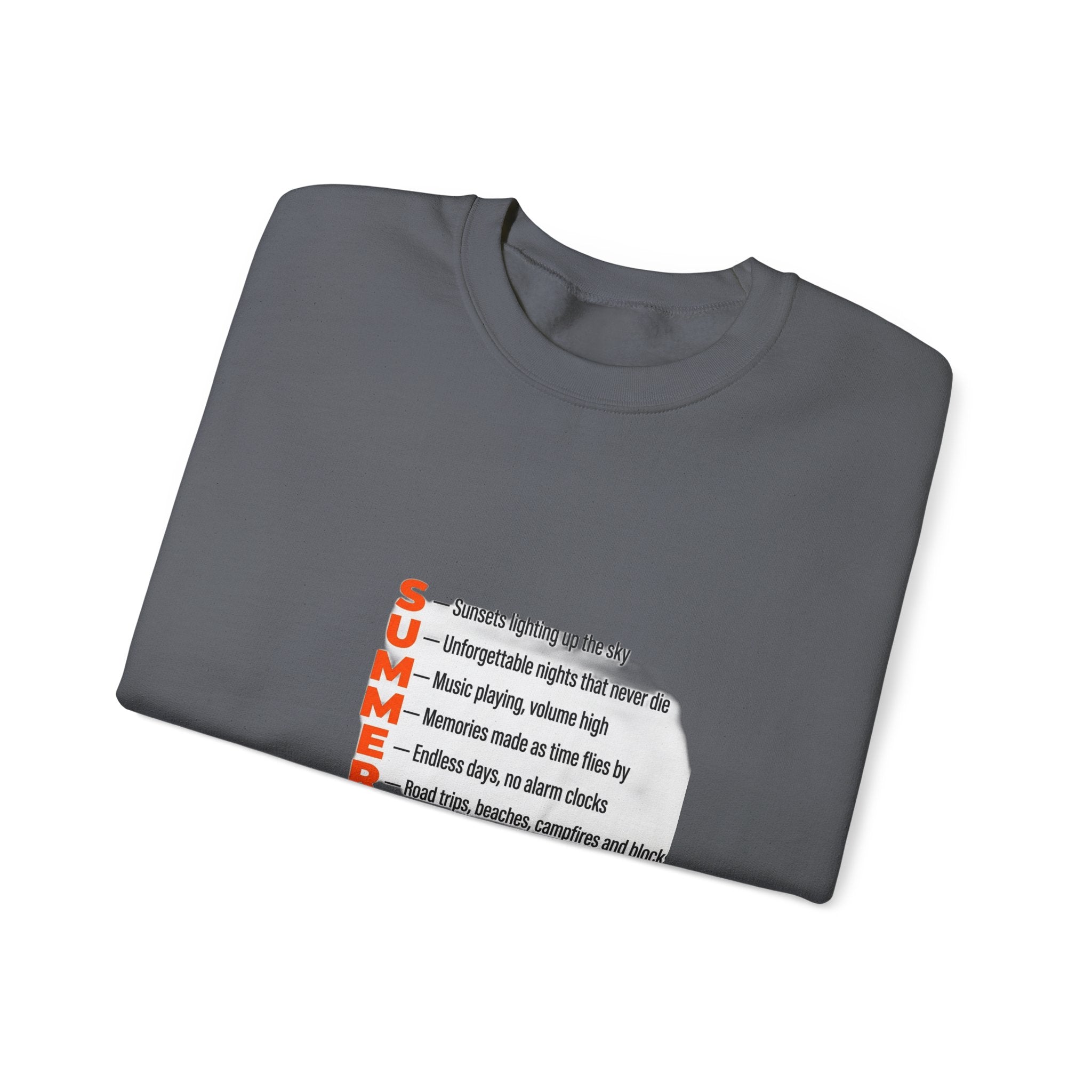 SUMMER Acrostic Poem - Teen Summer Vibes - Sweatshirt