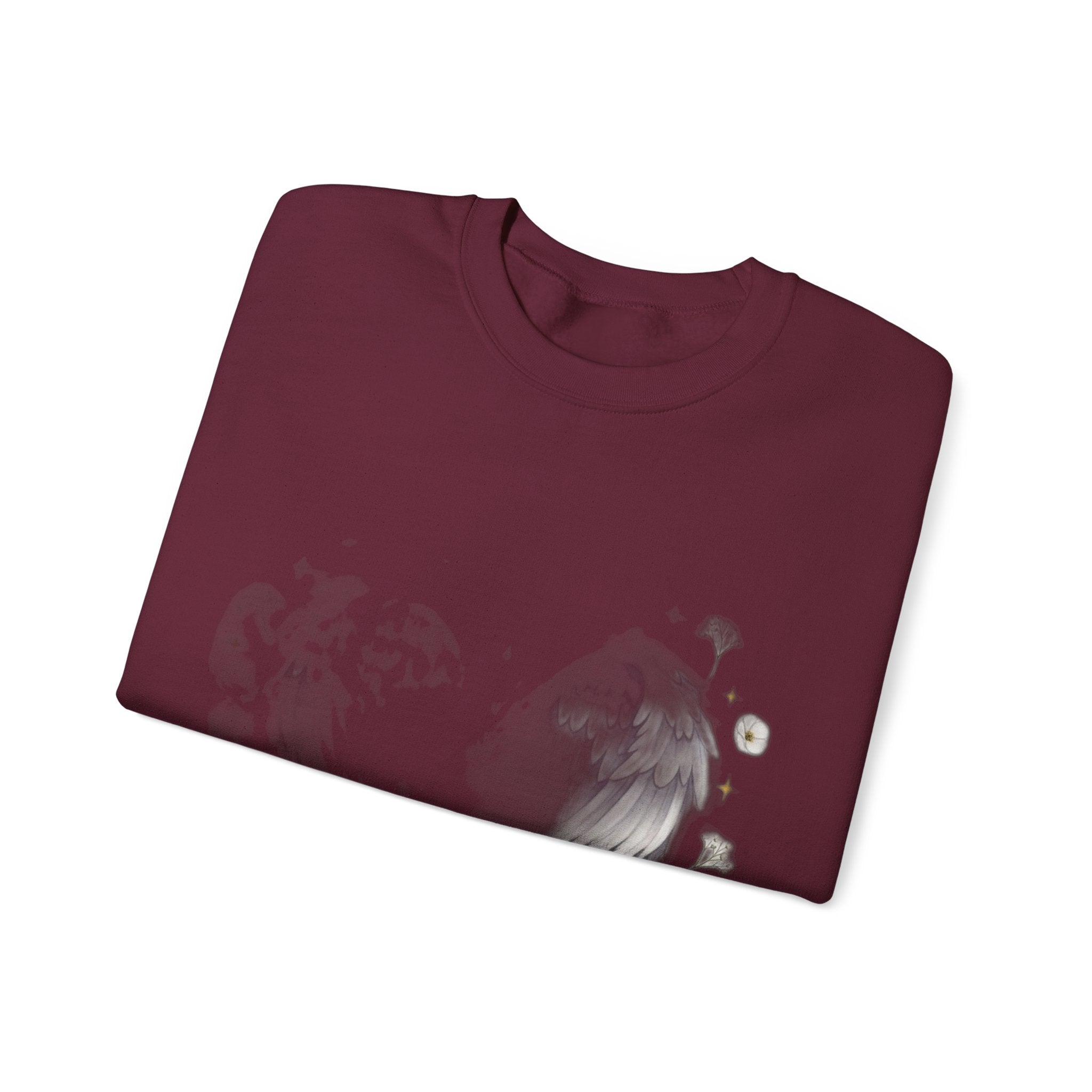 Angel Mom Memorial Sweatshirt - Forever in My Heart - Bereaved Mother Remembrance