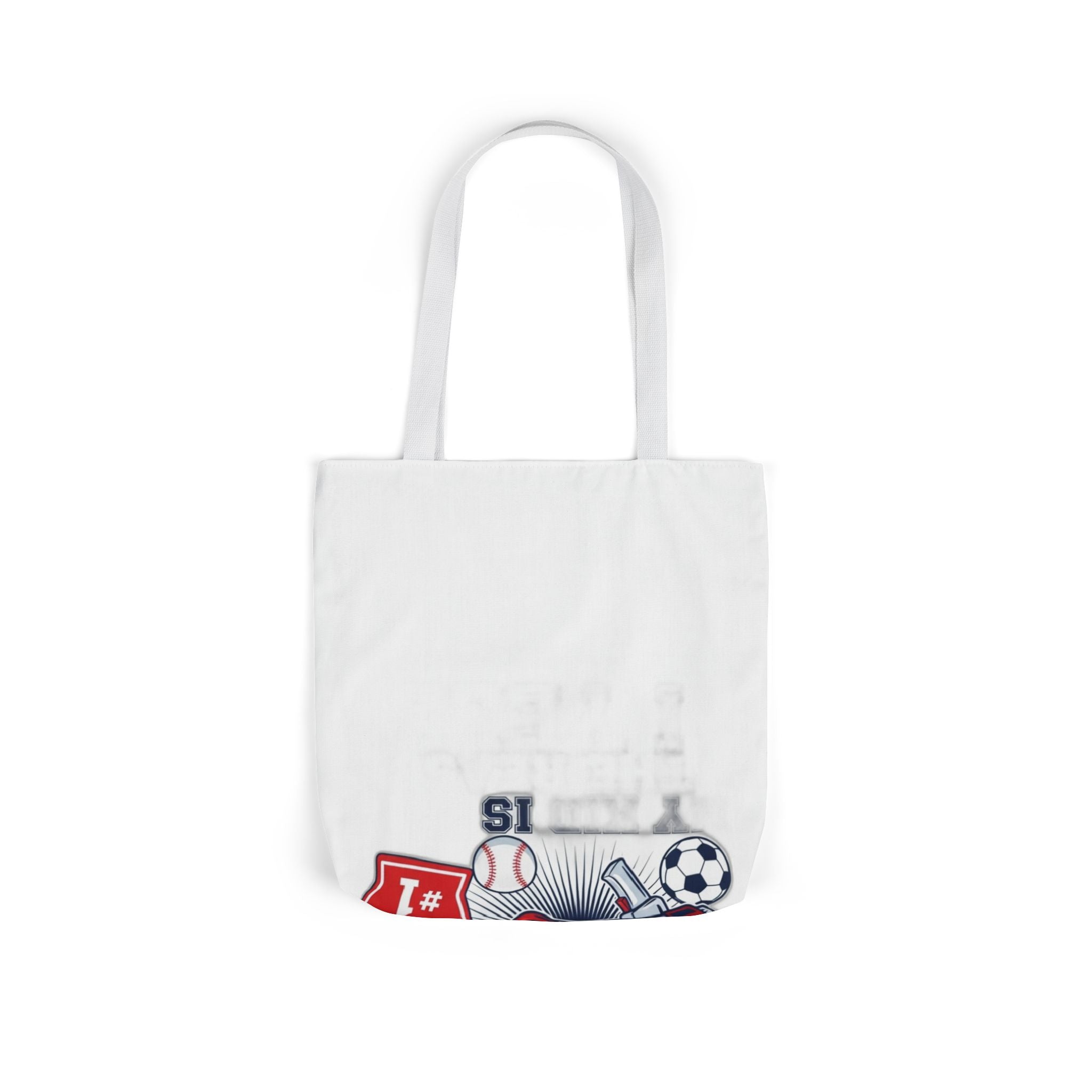 Sports Mom Tote Bag - My Kid is the Reason I Yell - Team Mom Canvas Bag