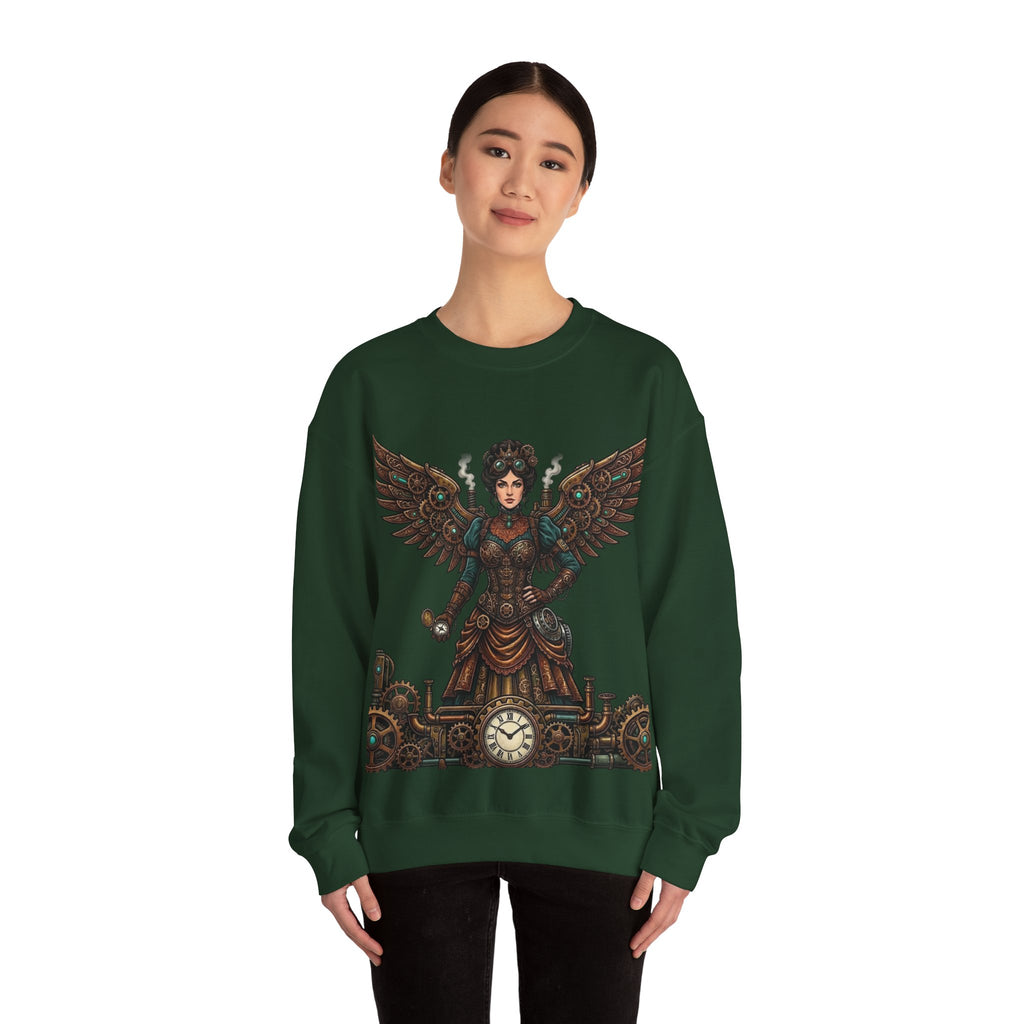 Steampunk Mother - Clockwork Wings Crewneck Sweatshirt