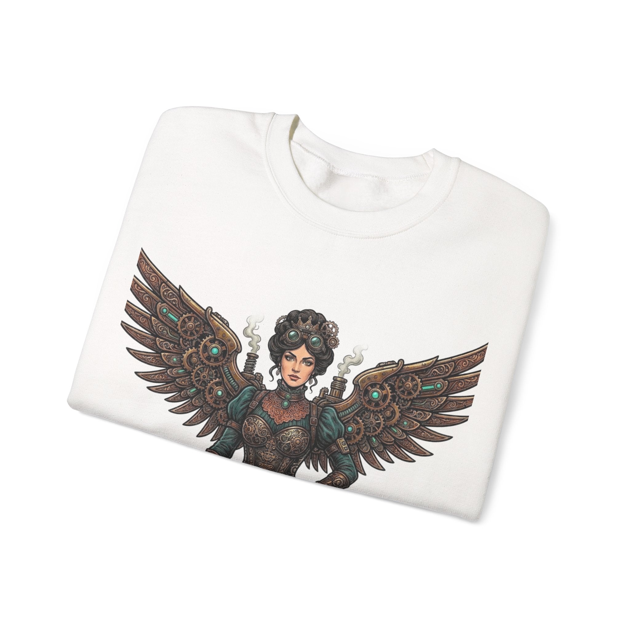 Steampunk Mother - Clockwork Wings Crewneck Sweatshirt