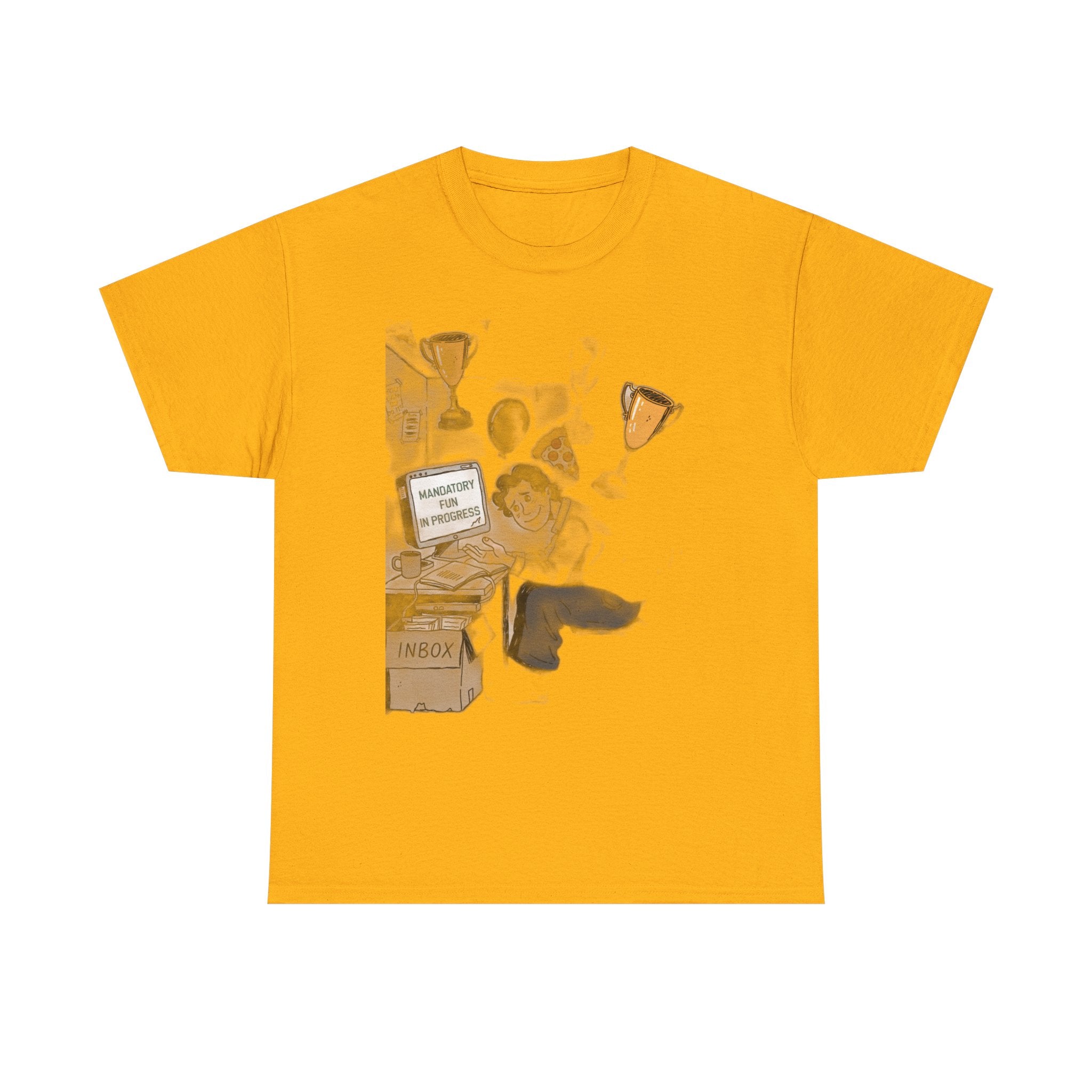 Our Corporate Wellness Day Is A Pizza Party And Mandatory Fun | Funny Office T-Shirt